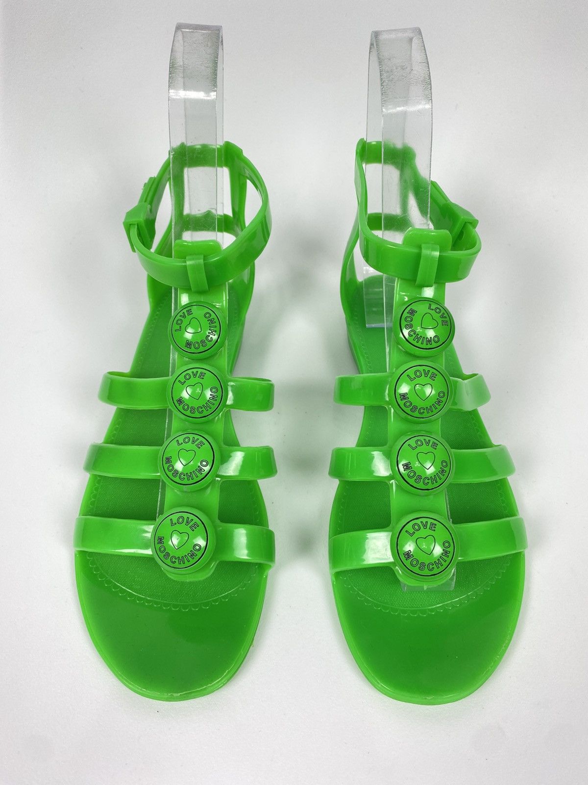 Love Moschino Love Moschino PVC Sandals size 40 Made In Italy Size US 10 / IT 40 - 2 Thumbnail