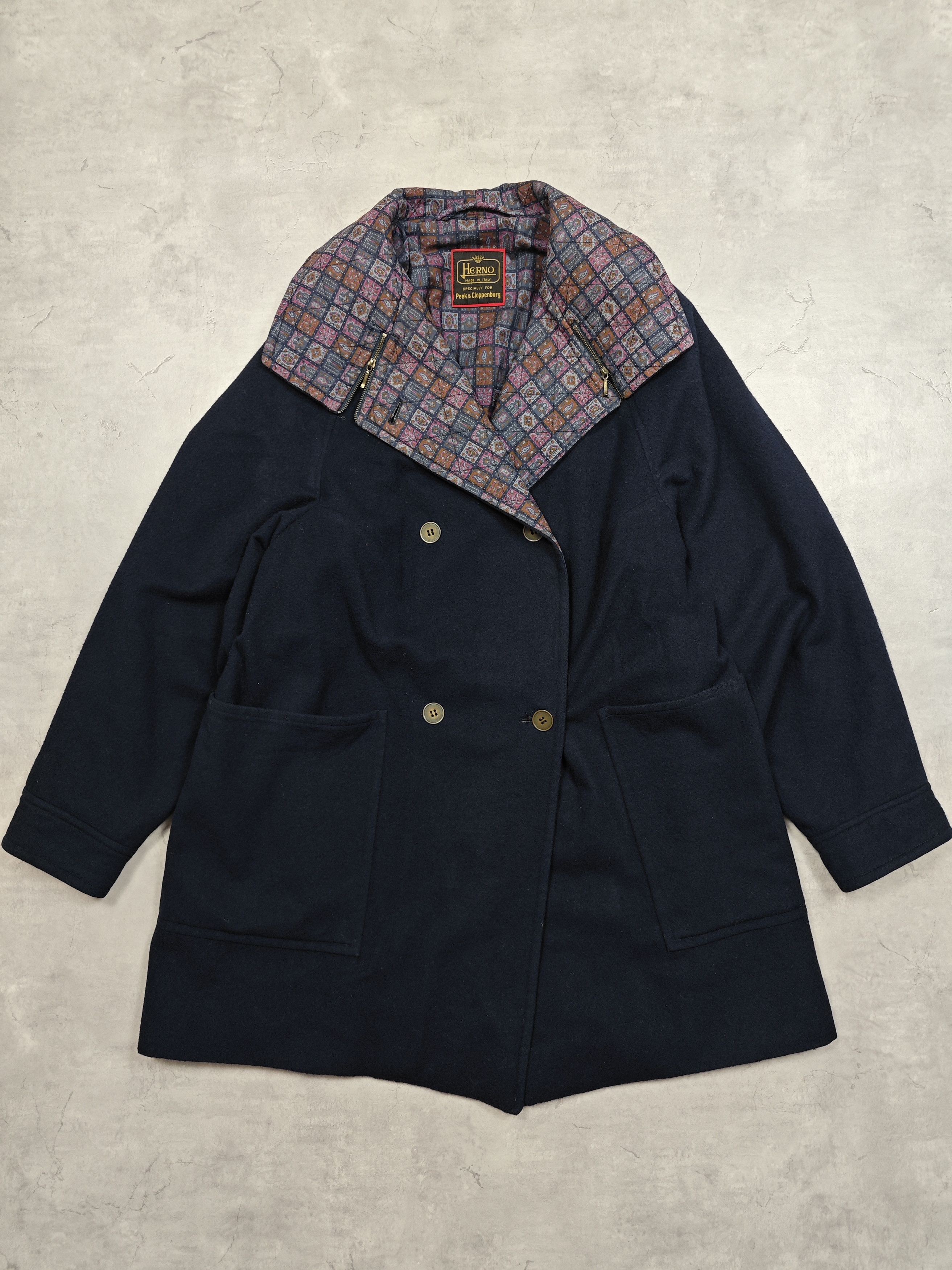 Herno Herno Vintage Wool Coat Size XL / US 12-14 / IT 48-50 - 1 Thumbnail