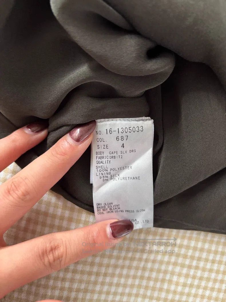 Helmut Lang Helmut Lang size 4 Tank Style Blackish Gray Asymmetrical Dr Size S / US 4 / IT 40 - 6 Thumbnail