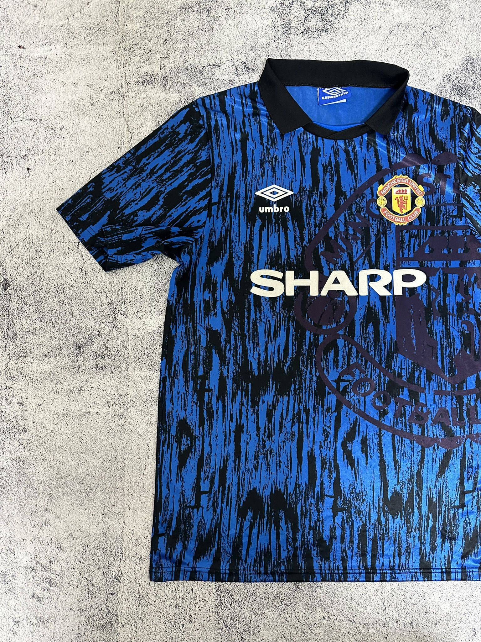 Umbro 1992/1993 Mancherster United Cantona Vintage Umbro Jersey Size US L / EU 52-54 / 3 - 2 Thumbnail
