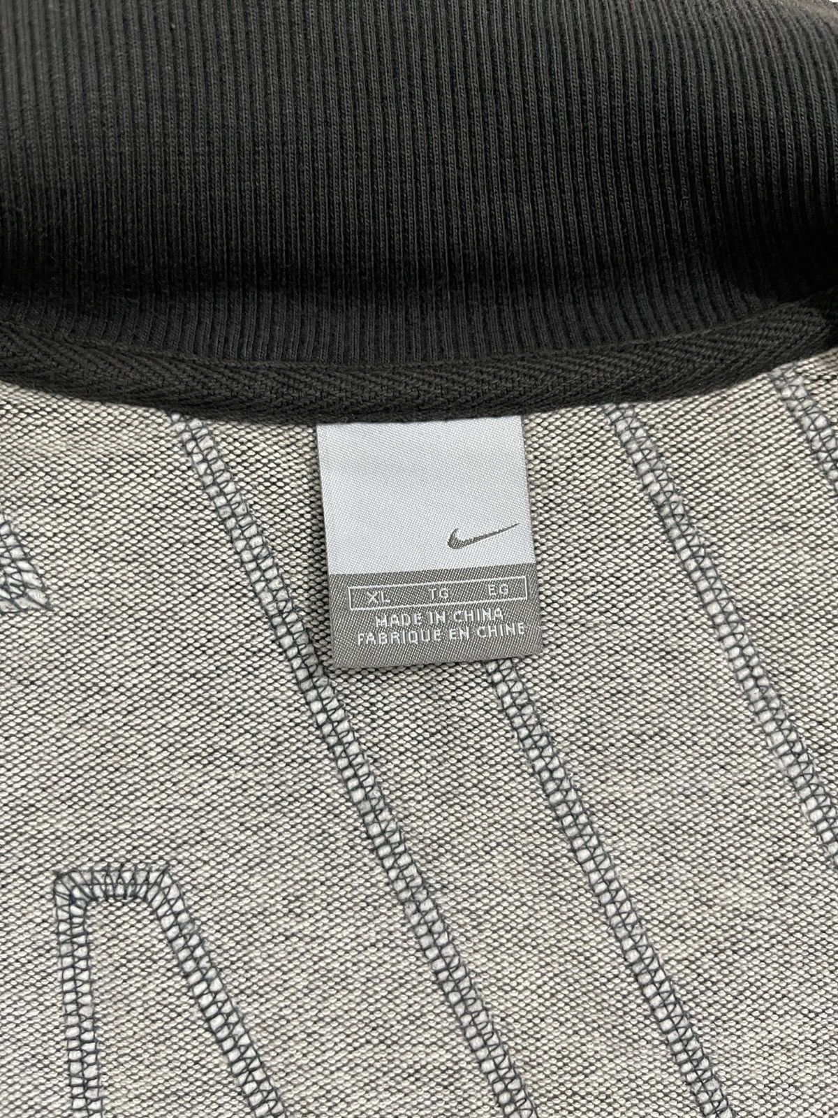 Nike × Vintage Vintage Nike Spellout Logo Zipper Bomber Jacket Size US L / EU 52-54 / 3 - 15 Thumbnail