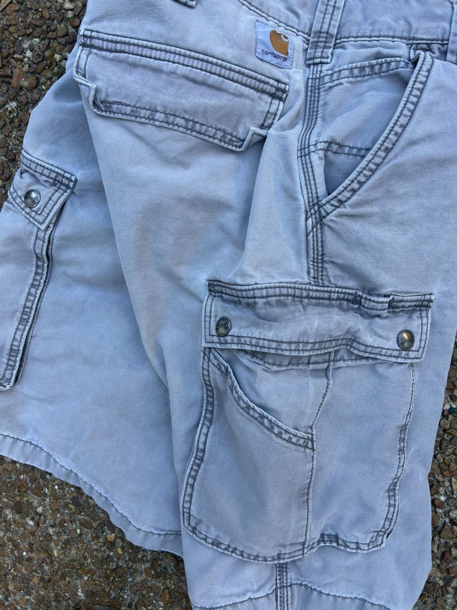Carhartt Wip Carhartt vintage 2004 grey skating short baggy w pockets Size US 38 / EU 54 - 3 Thumbnail