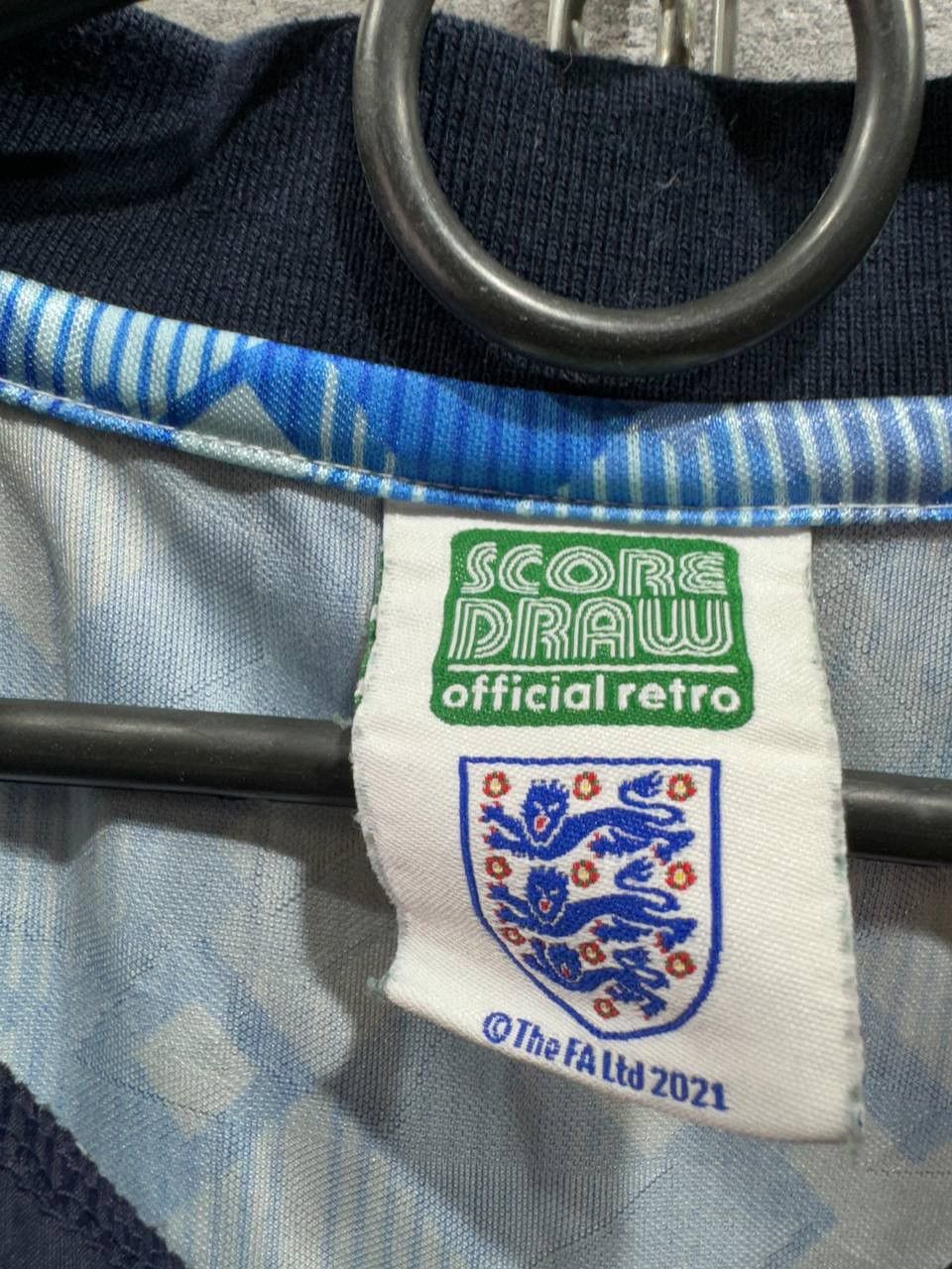 Other Vintage England Football Team Jersey Shirt Score Draw Size US XL / EU 56 / 4 - 3 Thumbnail