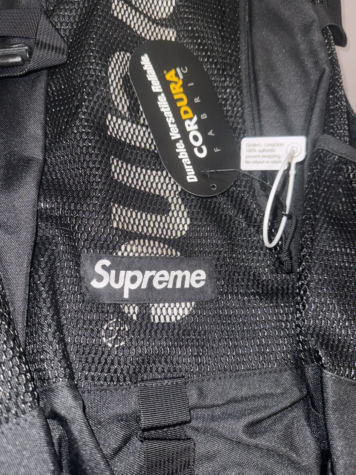 Supreme Supreme 20ss ss20 black backpack black | Grailed