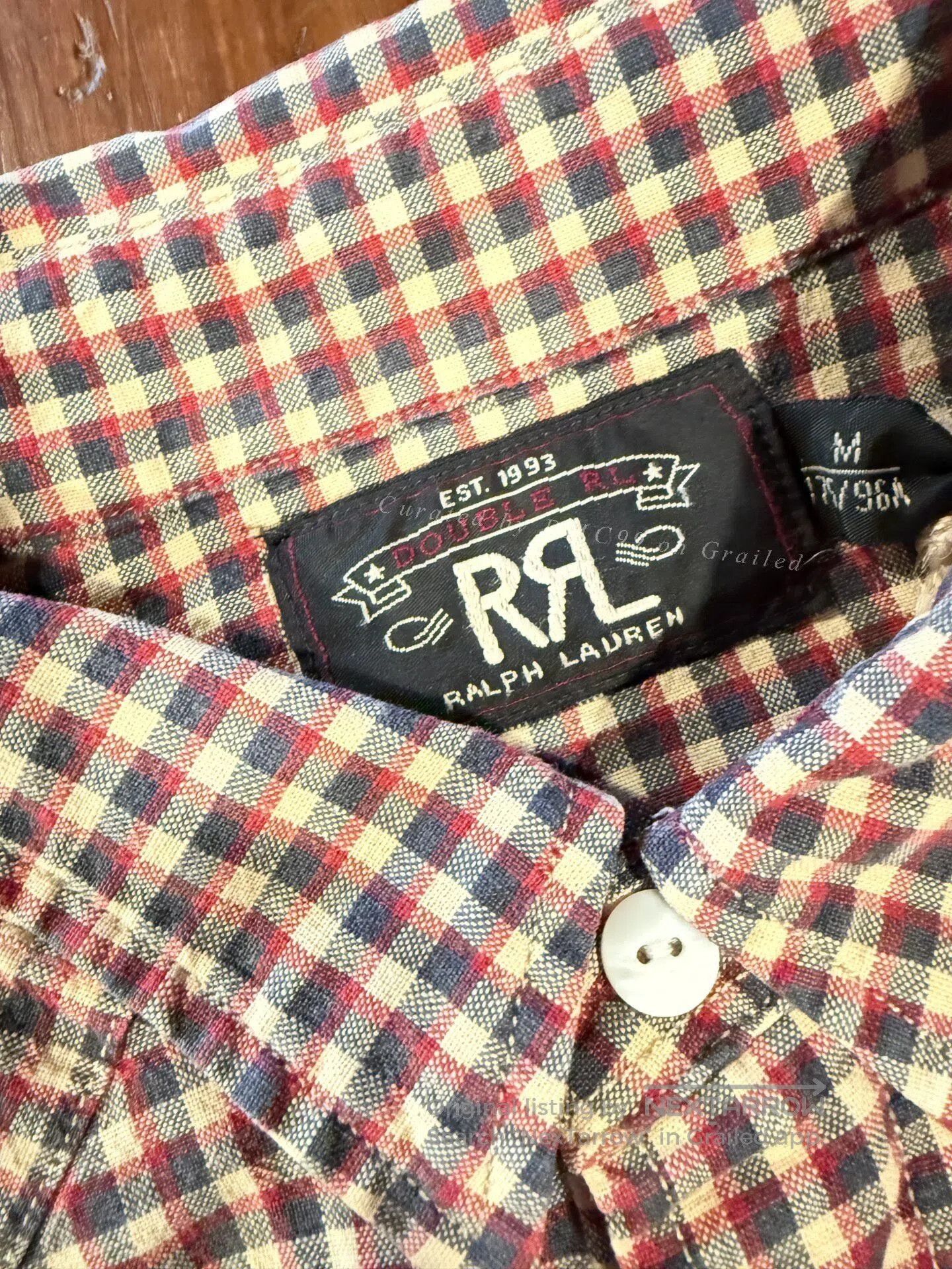 RRL Ralph Lauren RRL Ralph Lauren Plaid Shirt. Size US M / EU 48-50 / 2 - 3 Thumbnail