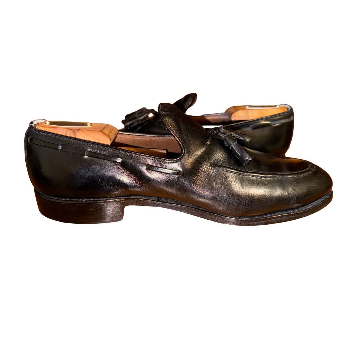 Allen Edmonds Black Allen Edmonds Saratoga Made in USA Tassel Loafers Size Size US 9.5 / EU 42-43 - 4 Thumbnail