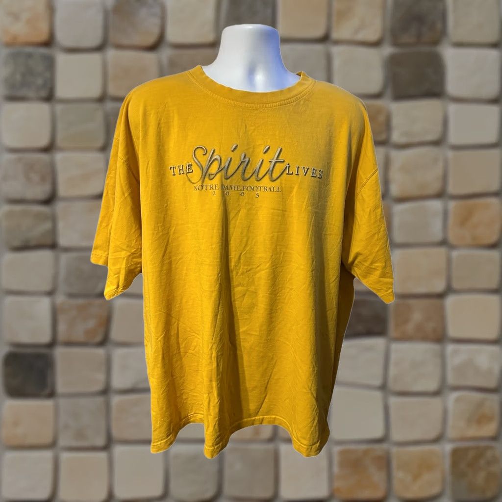 ESPIRIT Nike Shirt Vintage Football 2005 - Men's, 2XL, Yellow - Vintage Shirt Size US XXL / EU 58 / 5 - 1 Thumbnail