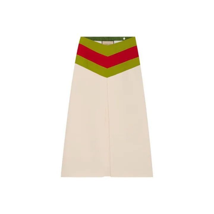 Gucci Gucci Color-Blocked High-Waisted Long Skirt-2507 Size 39" - 7 Thumbnail