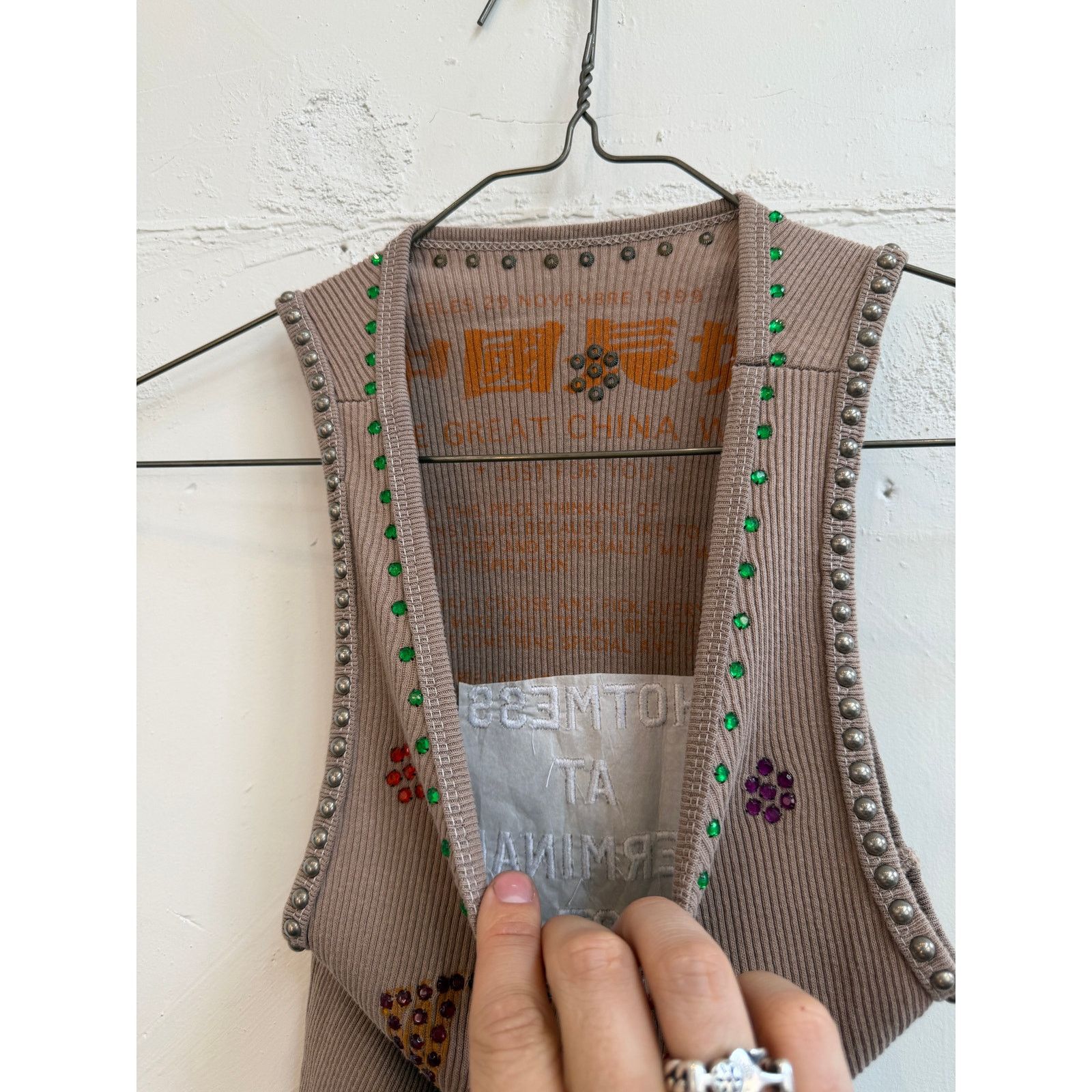 The Great China Wall Great China Wall x Hot Mess Tie Dye Studded Tank Top Size M / US 6-8 / IT 42-44 - 3 Thumbnail