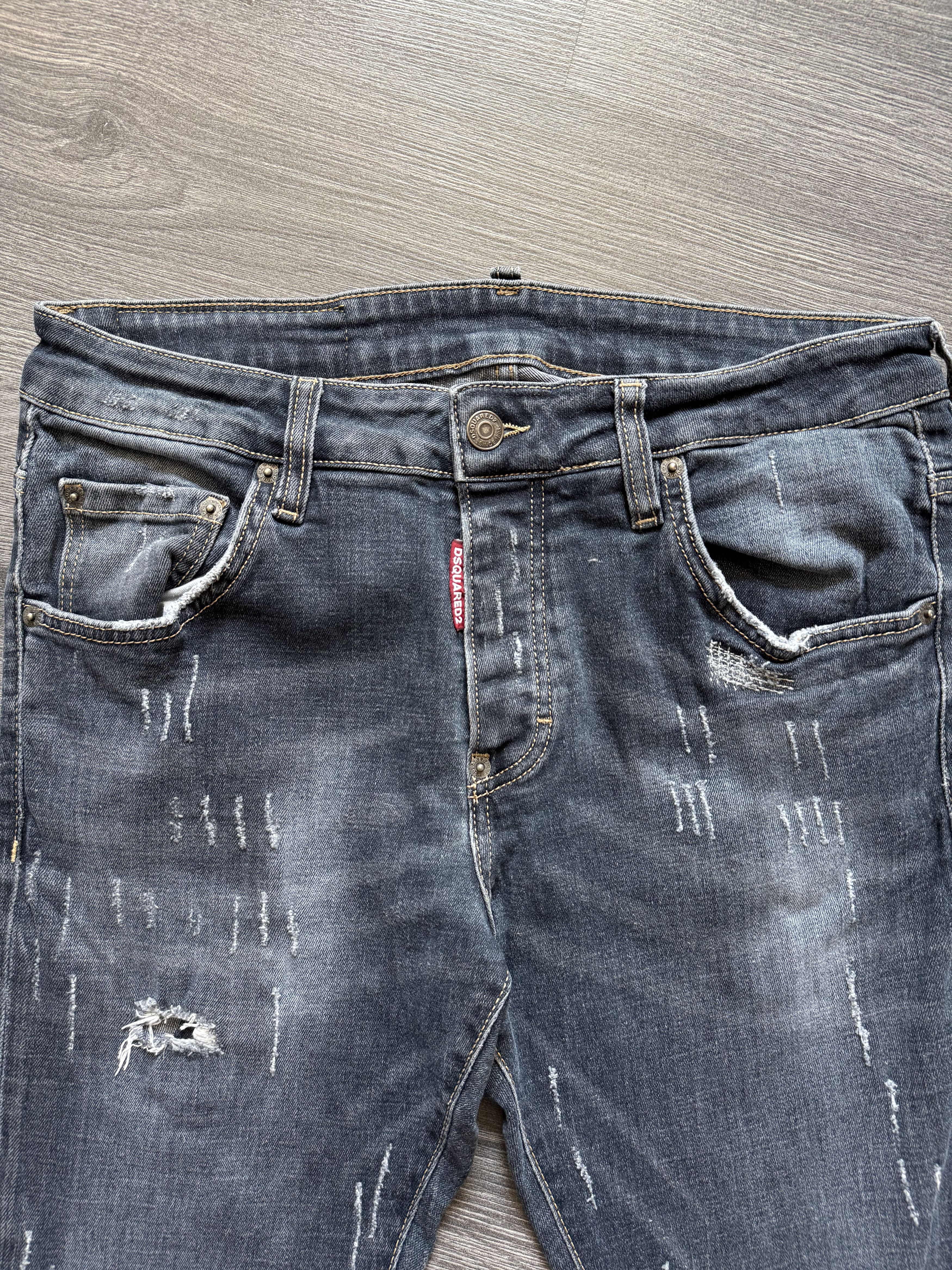 Dsquared2 Dsquared2 2018 Distressed Skinny Dan Jeans Pants Size US 34 / EU 50 - 6 Thumbnail