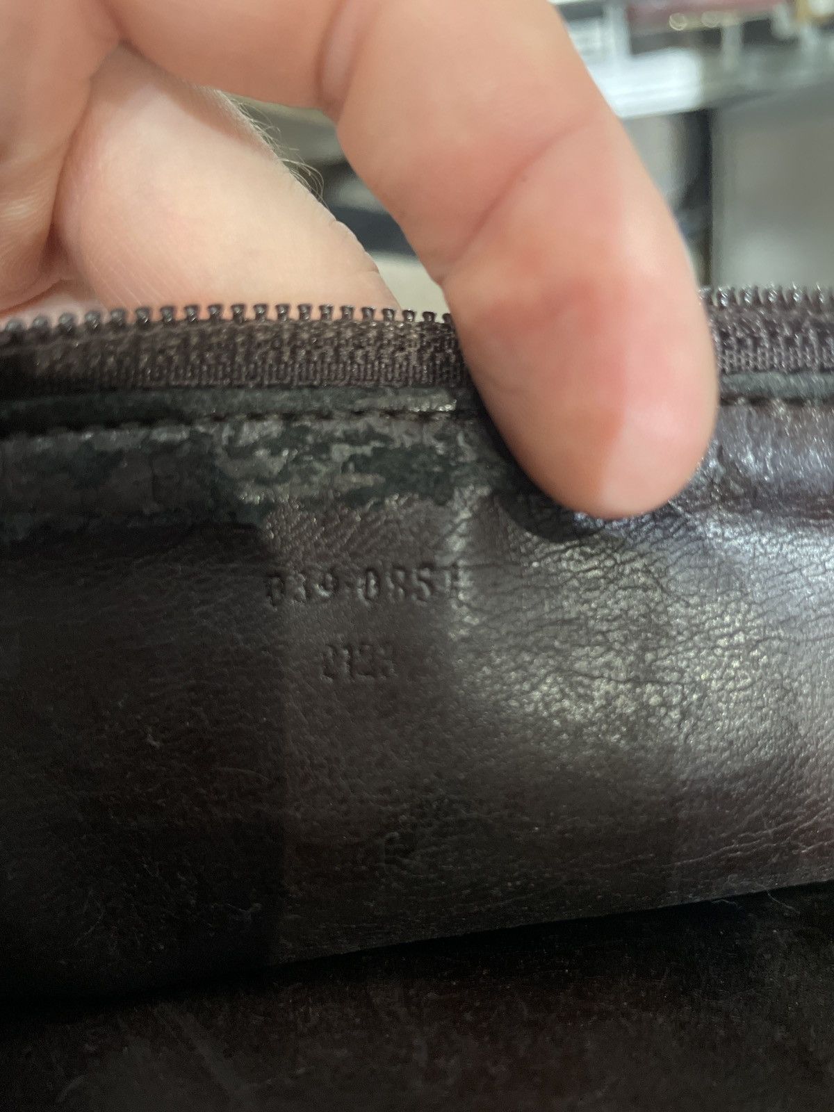 Gucci GG Nylon Cosmetic Pouch Brown