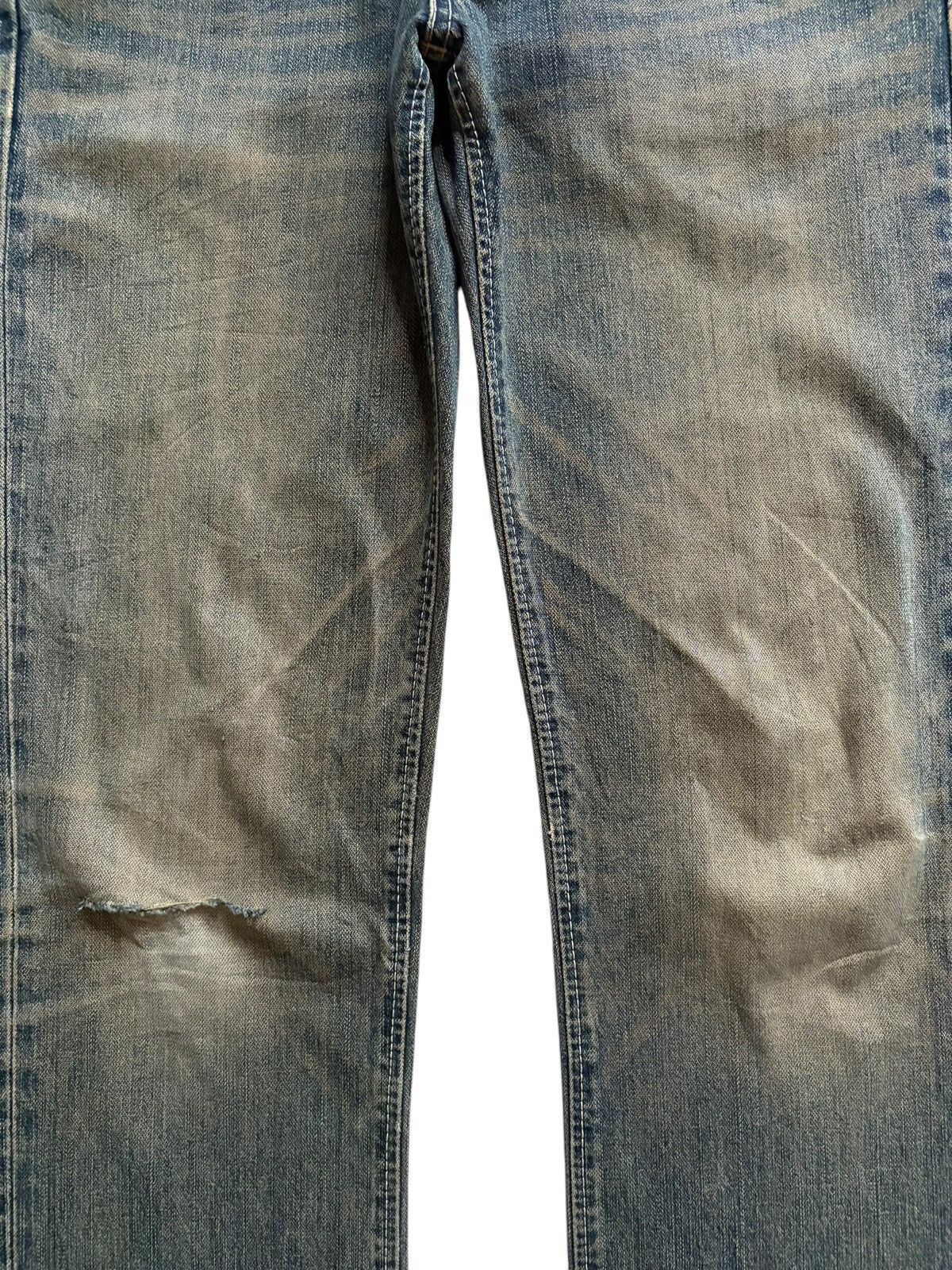 Wrangler Vintage Wrangler Mud Wash Distressed Loose Jeans Size US 32 / EU 48 - 5 Thumbnail
