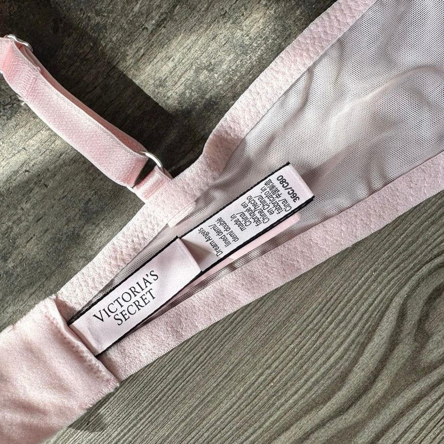Victoria's Secret victorias secret pink lace bra Size ONE SIZE - 3 Thumbnail