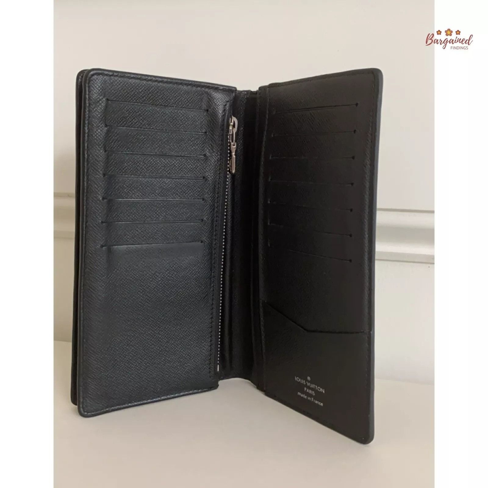 Louis Vuitton Louis Vuitton Damier Graphite Canvas Leather Brazza Wallet Size ONE SIZE - 10 Thumbnail