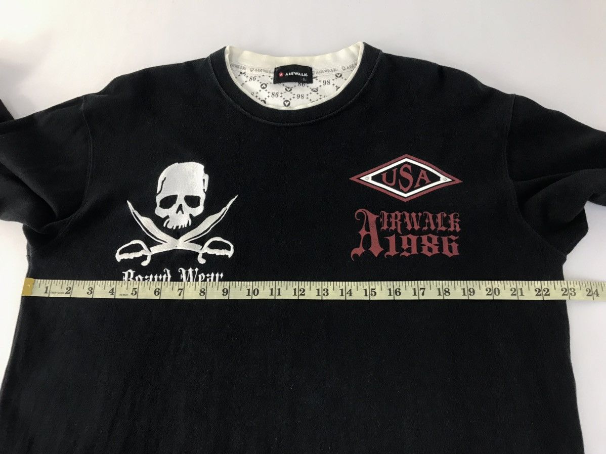 Airwalk × Vintage Vintage Airwalk 1986 Big Logo Skull Long Sleeve Shirt Size US XL / EU 56 / 4 - 10 Thumbnail