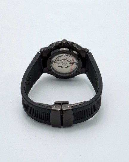 Japanese Brand Seiko Mod Nautilus Tiffany Blue Dial Black Steel Watch 41mm Size ONE SIZE - 4 Thumbnail