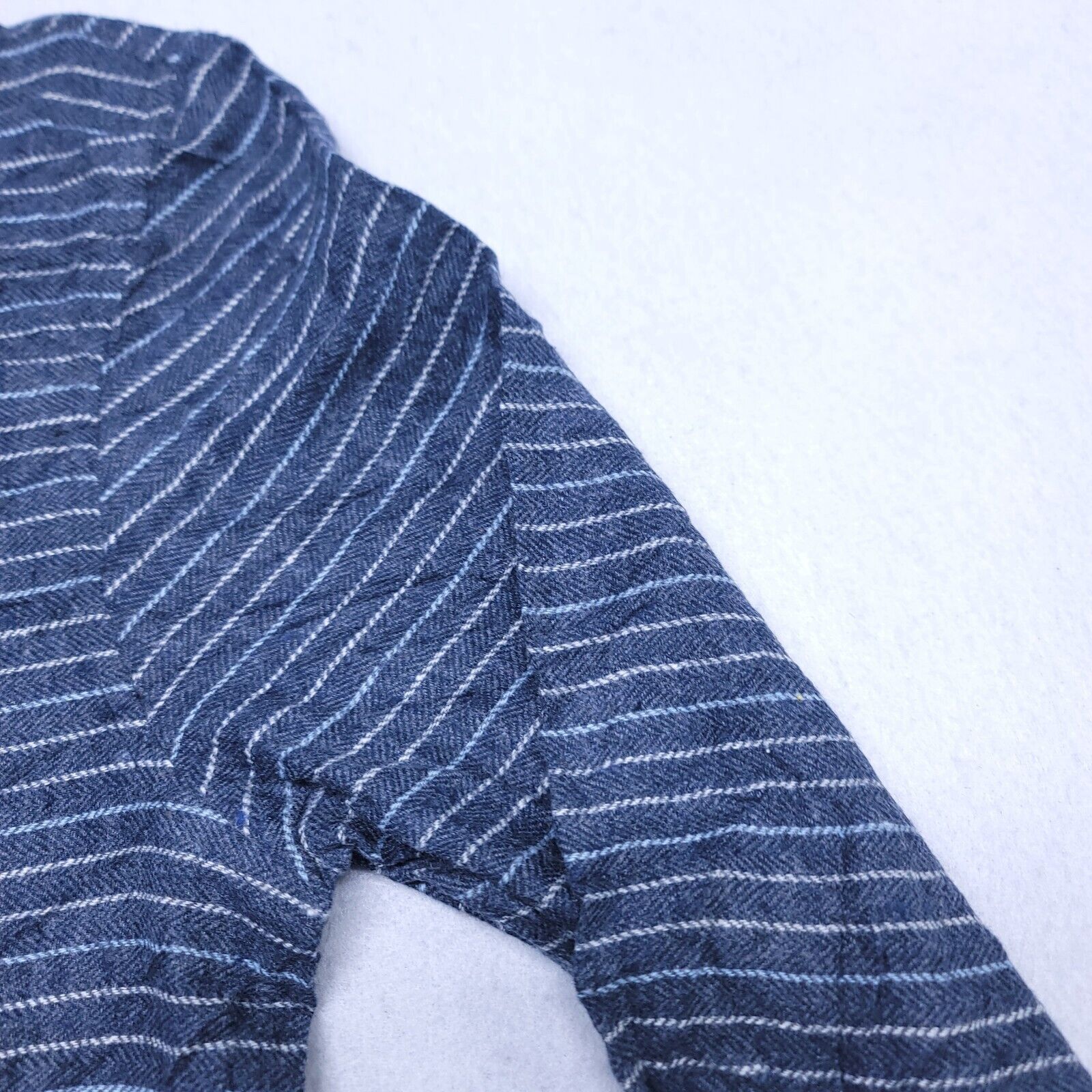 Sovereign Code Sovereign Code Flannel Shirt Mens Size Large L Blue Striped Size US L / EU 52-54 / 3 - 5 Thumbnail