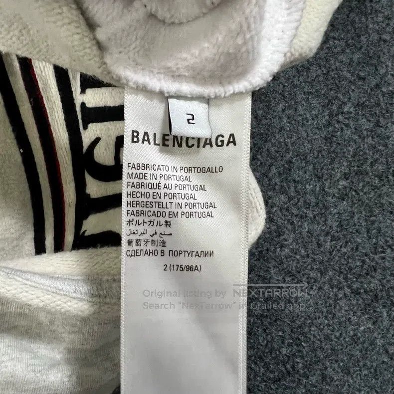 Balenciaga Balenciaga Reversed Hooded Sweatshirt Size US M / EU 48-50 / 2 - 7 Thumbnail