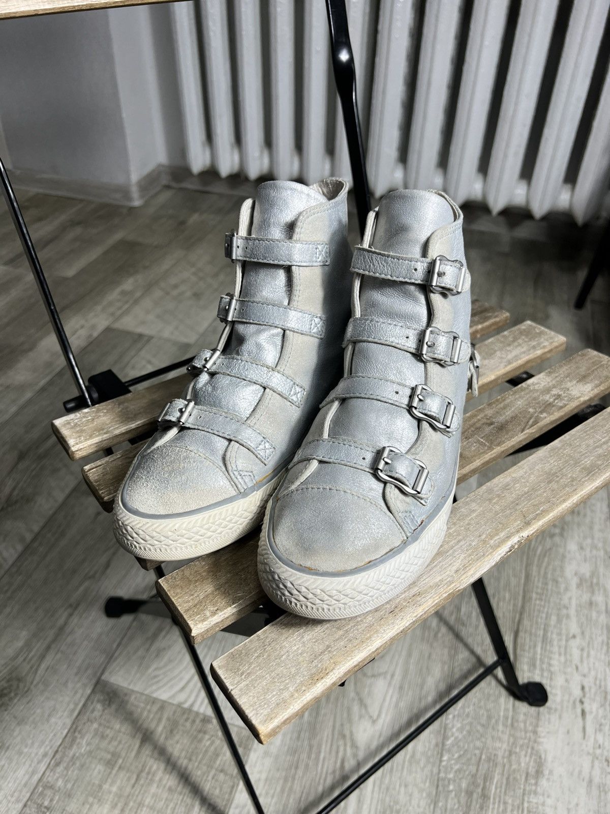 ASH ASH Virgin Japanese Sneakers Punk Zip Bondage Belted Y2k OG Size US 9 / IT 39 - 6 Thumbnail