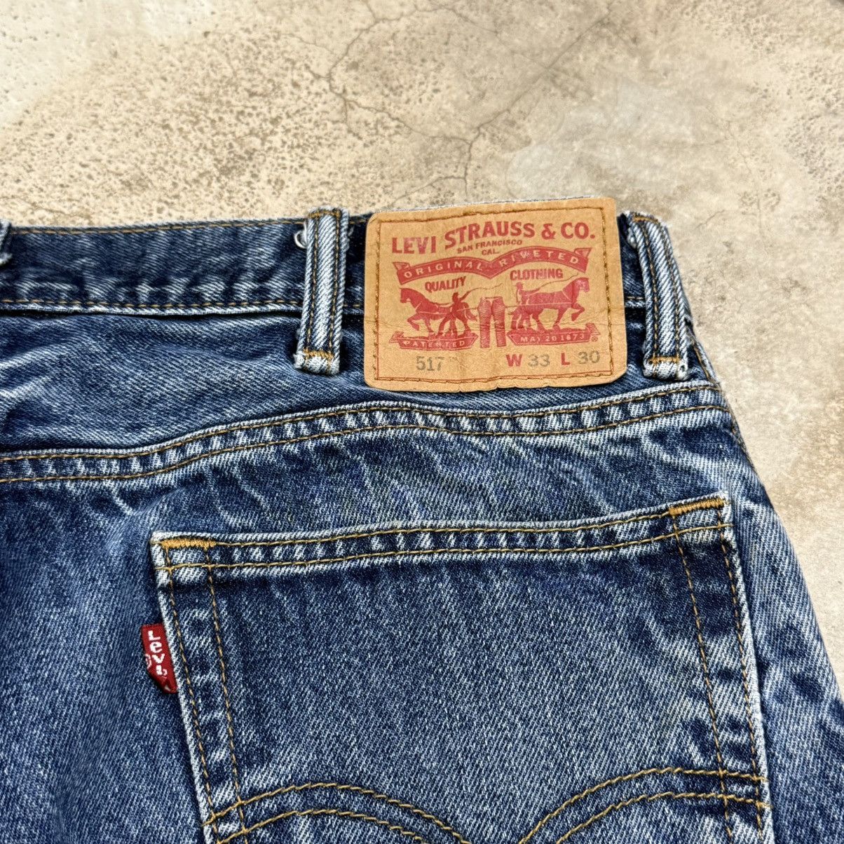 Levi's Vintage Late 90s Levis 517 Stonewashed Denim Pants Size US 33 - 15 Thumbnail