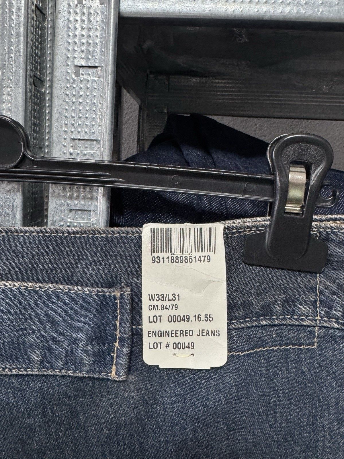 Levi's NWT Levi’s Engineered Jeans Mens Twisted Buckle Back Leg Zip Size US 33 - 5 Thumbnail