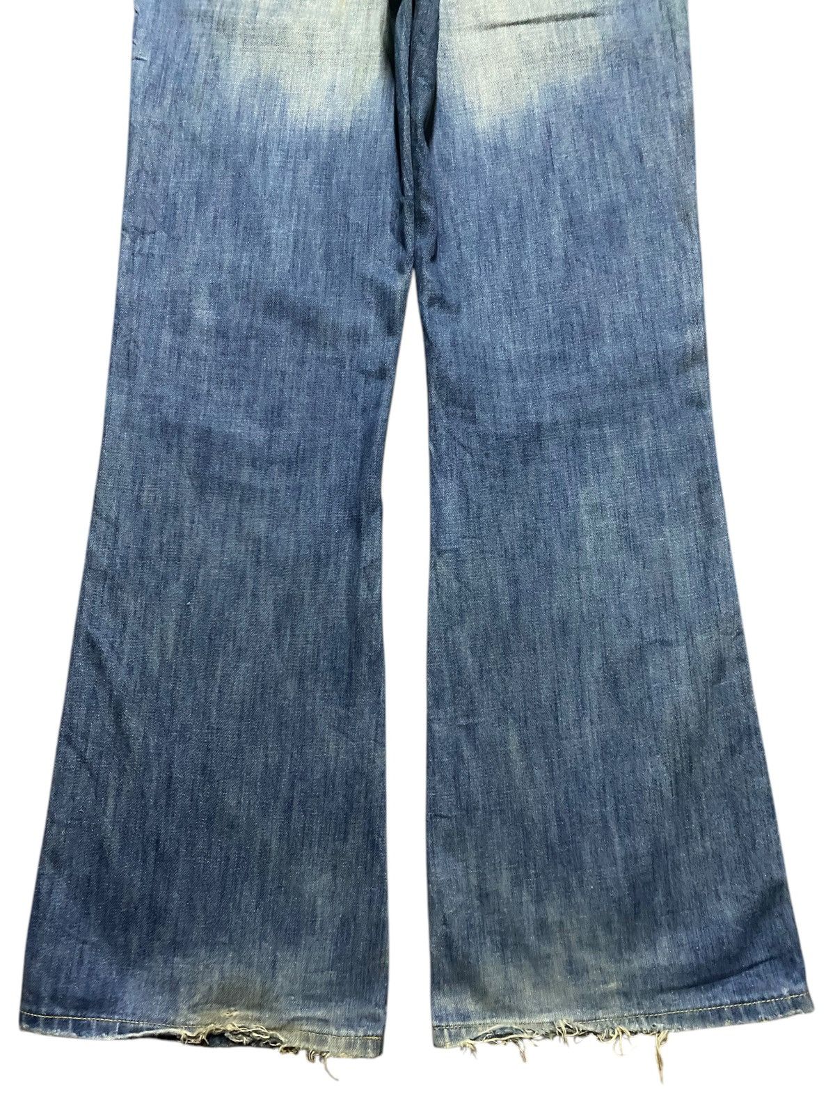 Tornado Mart Vintage Diesel Faded Wash Flare Style Jeans Size US 30 / EU 46 - 6 Thumbnail