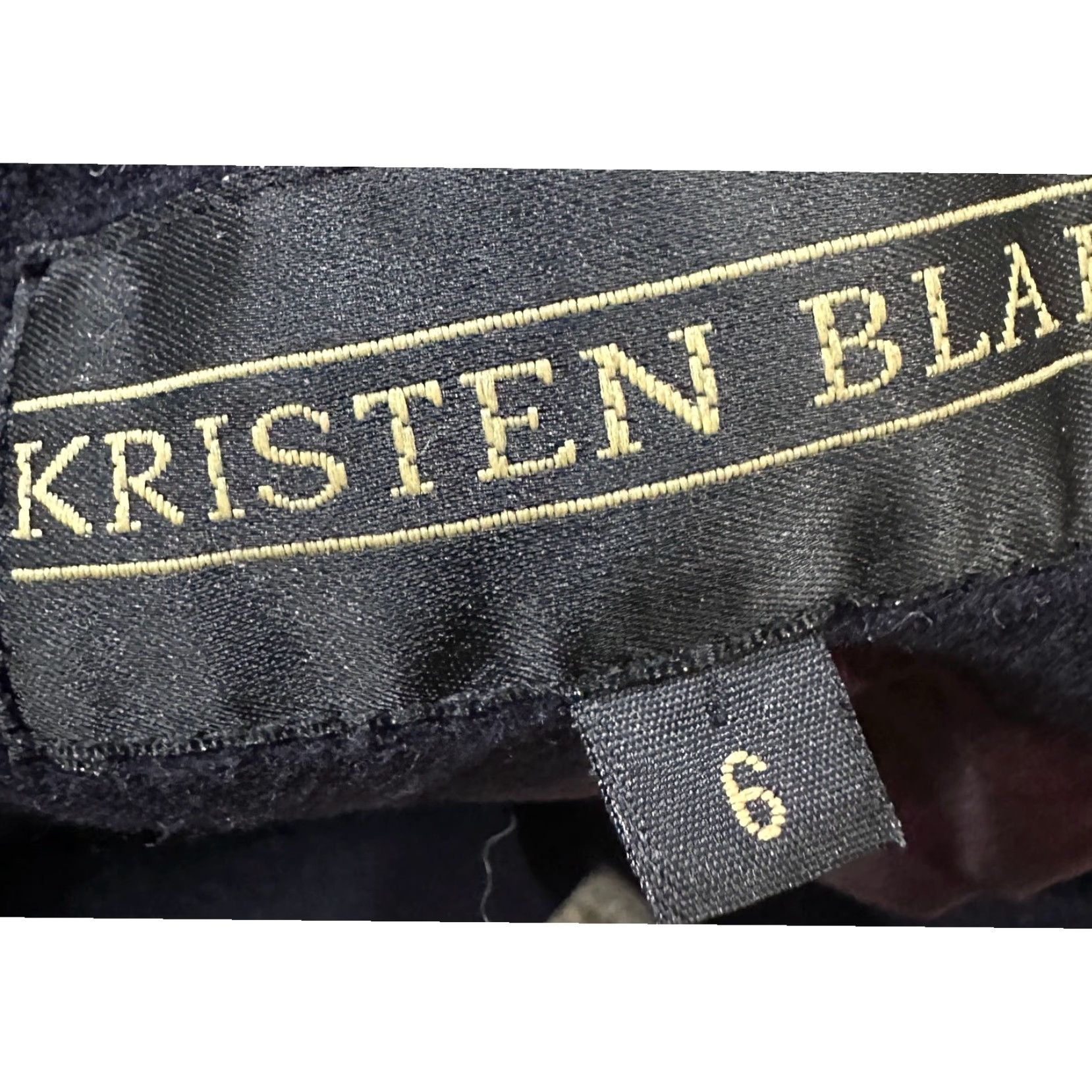 Vintage VINTAGE Kristen Blake Coat Long Wool Dark Blue 6 Women Button Closure Trench Solid Minimalist Dark Academia Size M / US 6-8 / IT 42-44 - 5 Thumbnail