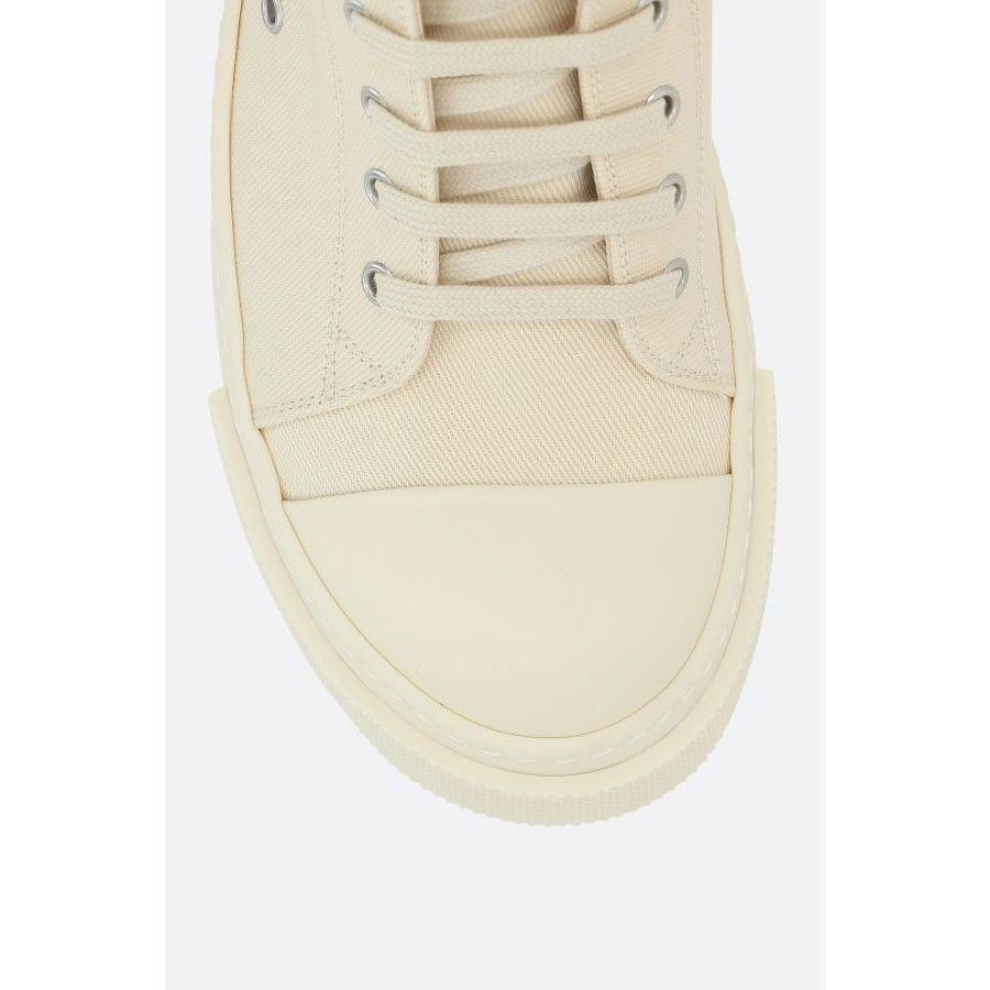 Rick Owens RICK OWENS Extreme Ivory Canvas Sneakers New & Authentic (Me Size US 7 / EU 40 - 4 Thumbnail