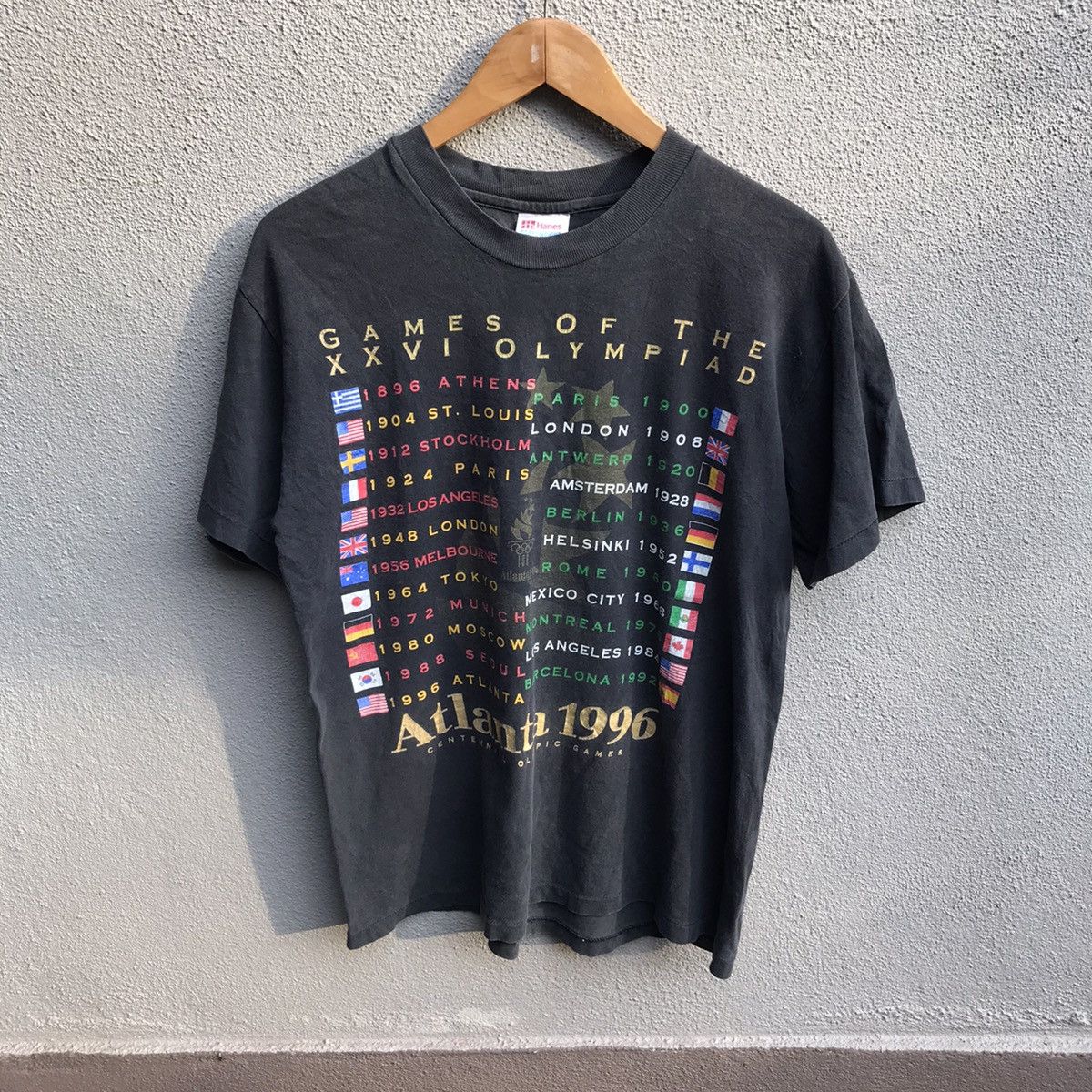 USA Olympics × Vintage Vintage 90s ATLANTA Olympic usa tee Size US M / EU 48-50 / 2 - 1 Thumbnail