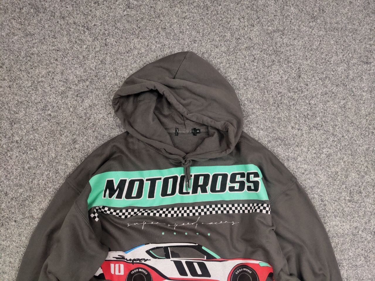 NASCAR Vintage Motocross Car Racing Nascar Logo Gray Hoodie Size US M / EU 48-50 / 2 - 8 Thumbnail