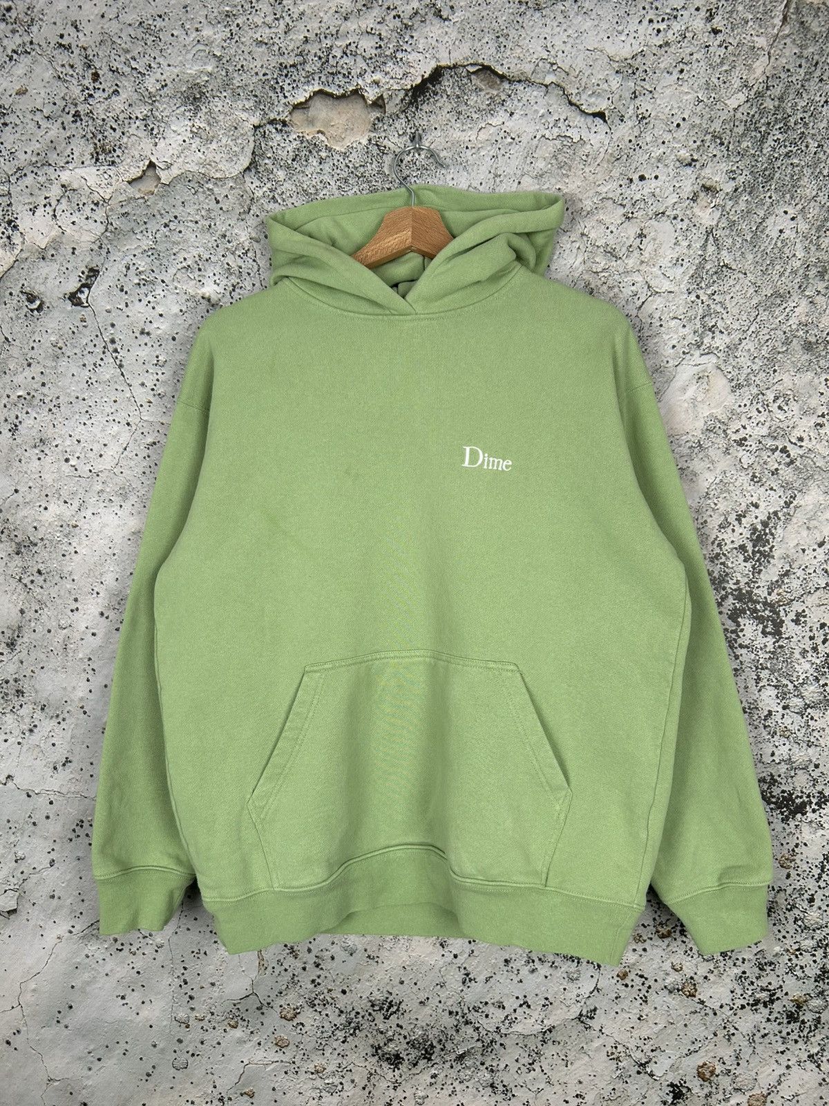 Dime Dime Skateboards Green Hoodie Baggy Streetwear Boxy Fit Size US M / EU 48-50 / 2 - 1 Thumbnail
