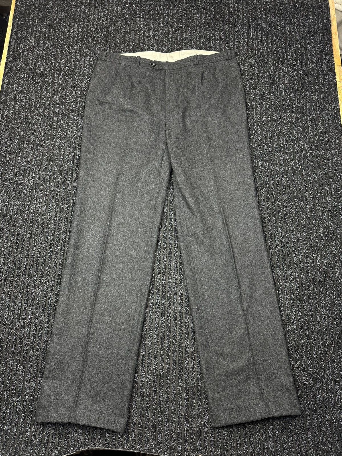 Ermenegildo Zegna Vintage Zegna Wool Suit 3 Piece Grey Classic Formal Tailored Size 40R - 12 Thumbnail