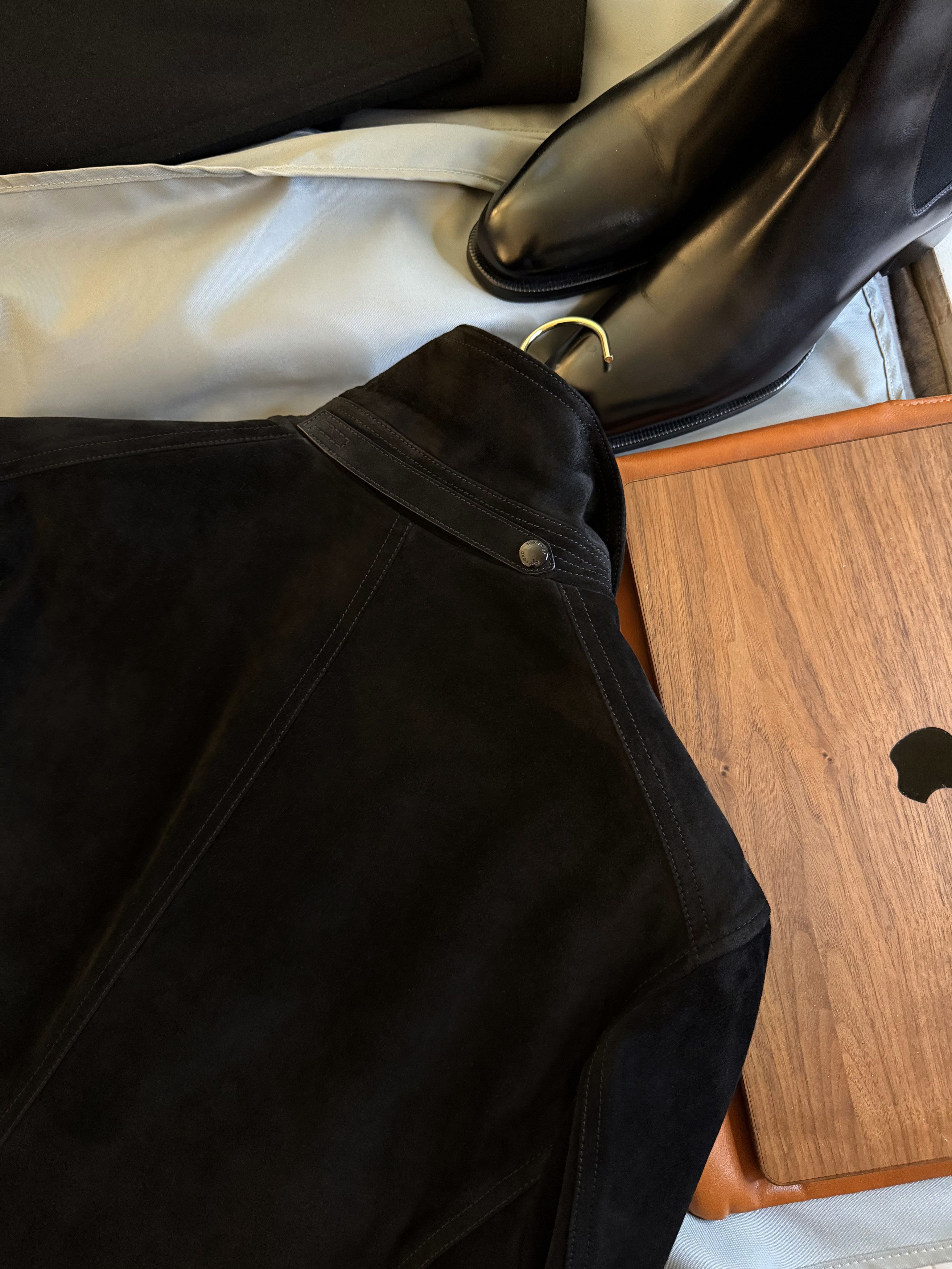 Tom Ford Ultimate Ultra-Rare New $10,800 w/tax Suede Field Jacket Size US M / EU 48-50 / 2 - 18 Thumbnail