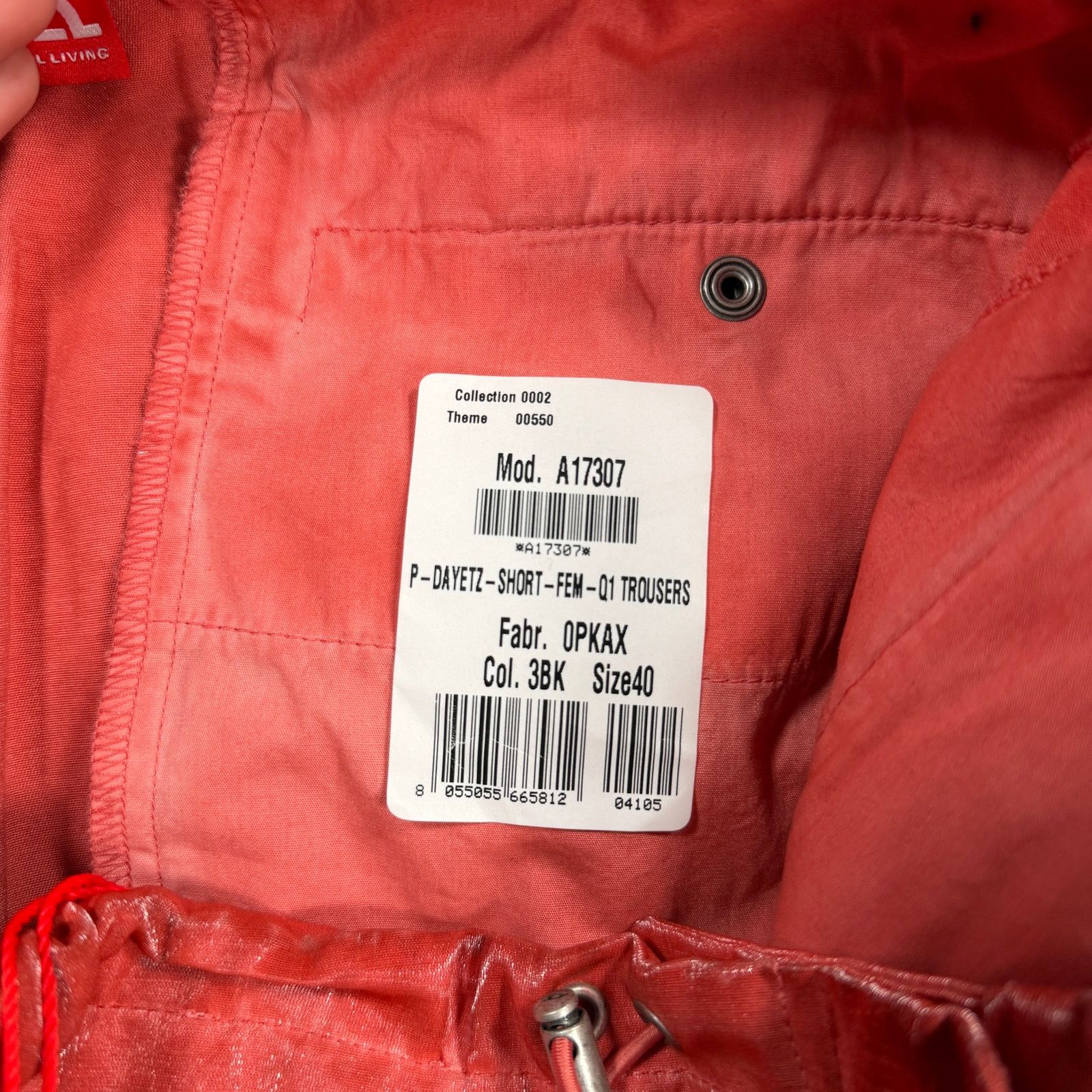 Diesel Diesel Salmon Leather 3/4th Shorts Size US 36 / EU 52 - 8 Thumbnail