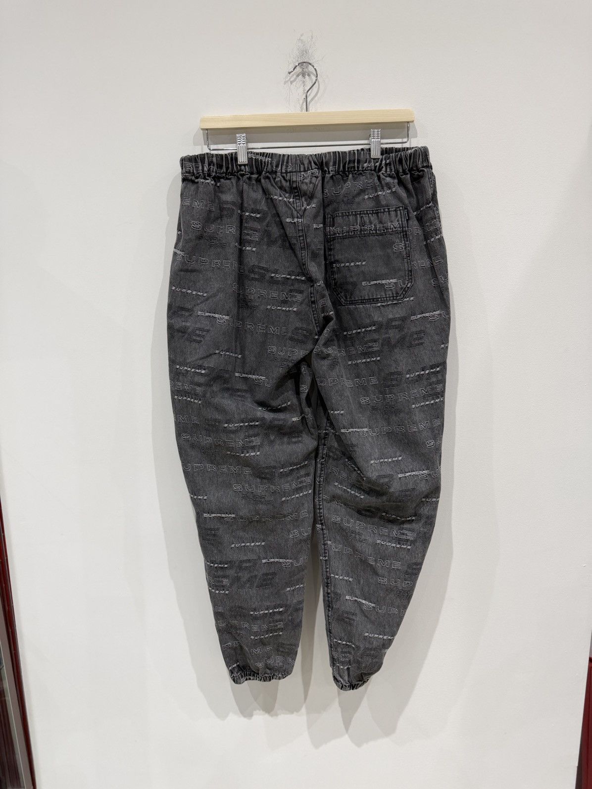 Supreme Dimensions Logo Denim Skate Pants Size: XL