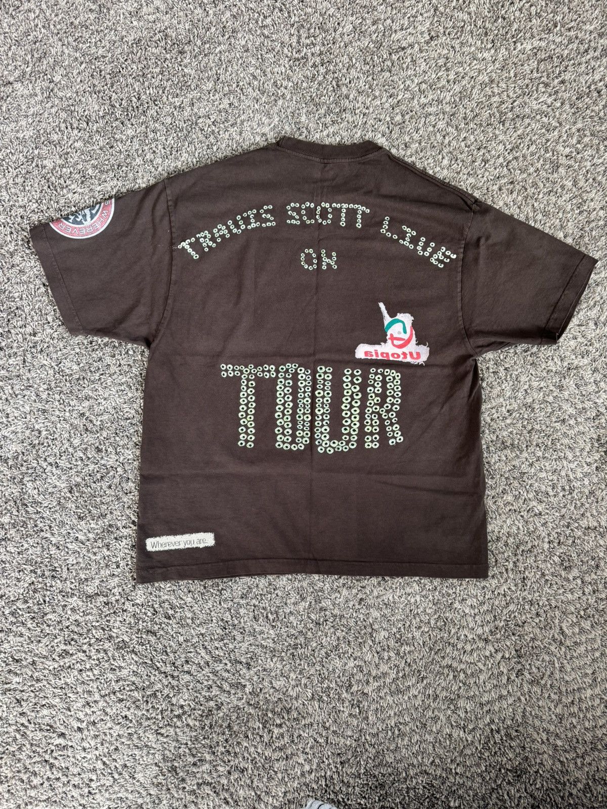 Travis Scott Travis Scott Utopia Circus Maximus Tour VIP T-Shirt Size US XL / EU 56 / 4 - 2 Thumbnail
