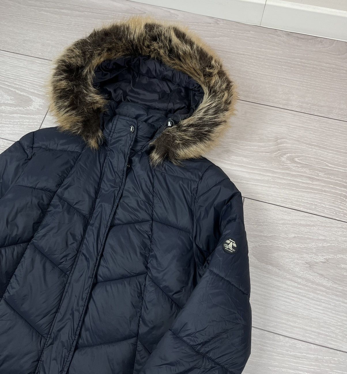 Barbour Barbour Clam Quilt Womens Long Fur Puffer Jacket Size M / US 6-8 / IT 42-44 - 7 Thumbnail