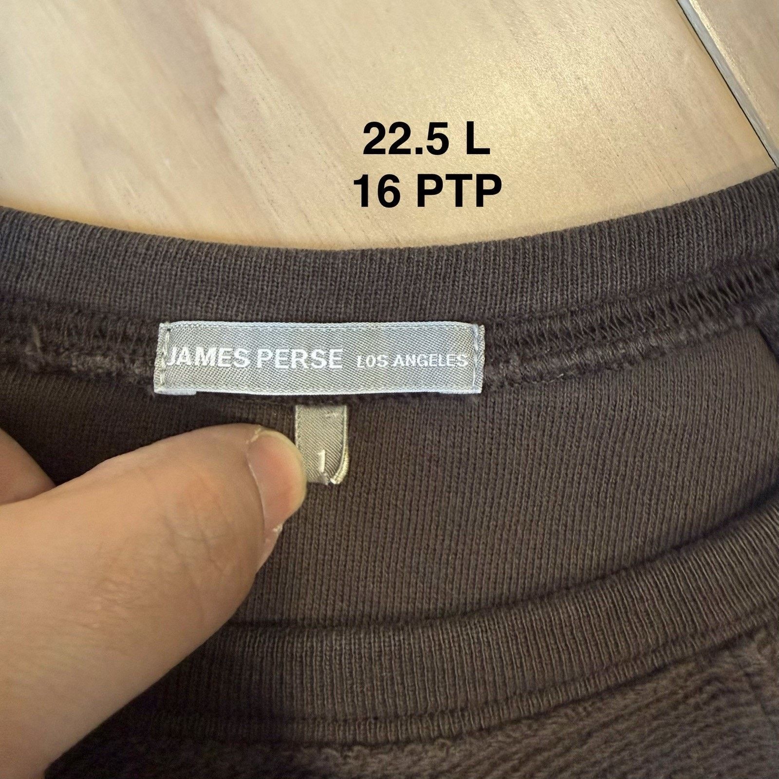 James Perse James Perse Vintage French Terry Sweatshirt Women's 1 Black Size XS / US 0-2 / IT 36-38 - 7 Thumbnail