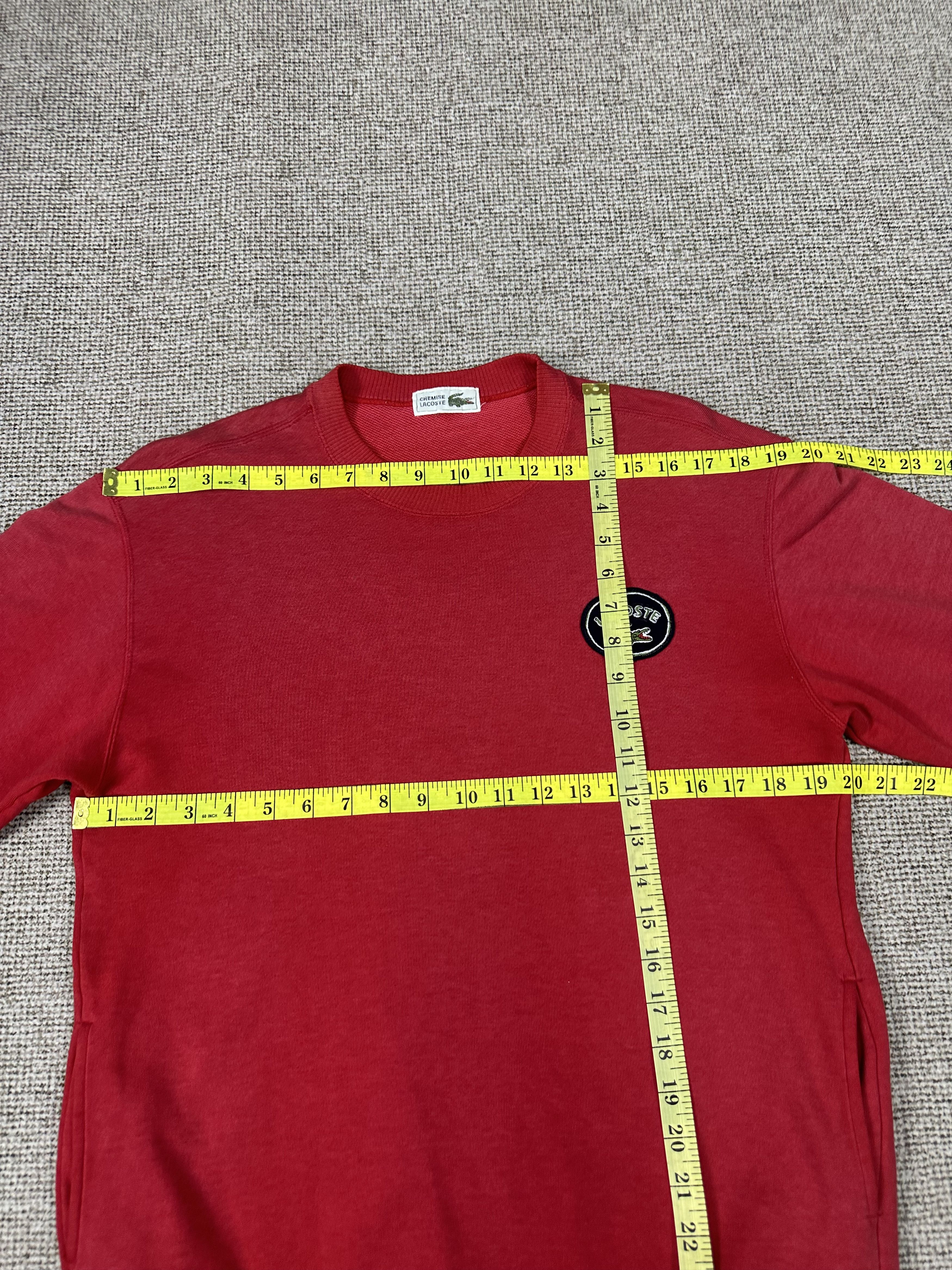 Lacoste Vintage Lacoste Sunfaded Crewneck Z494 Size US M / EU 48-50 / 2 - 6 Thumbnail