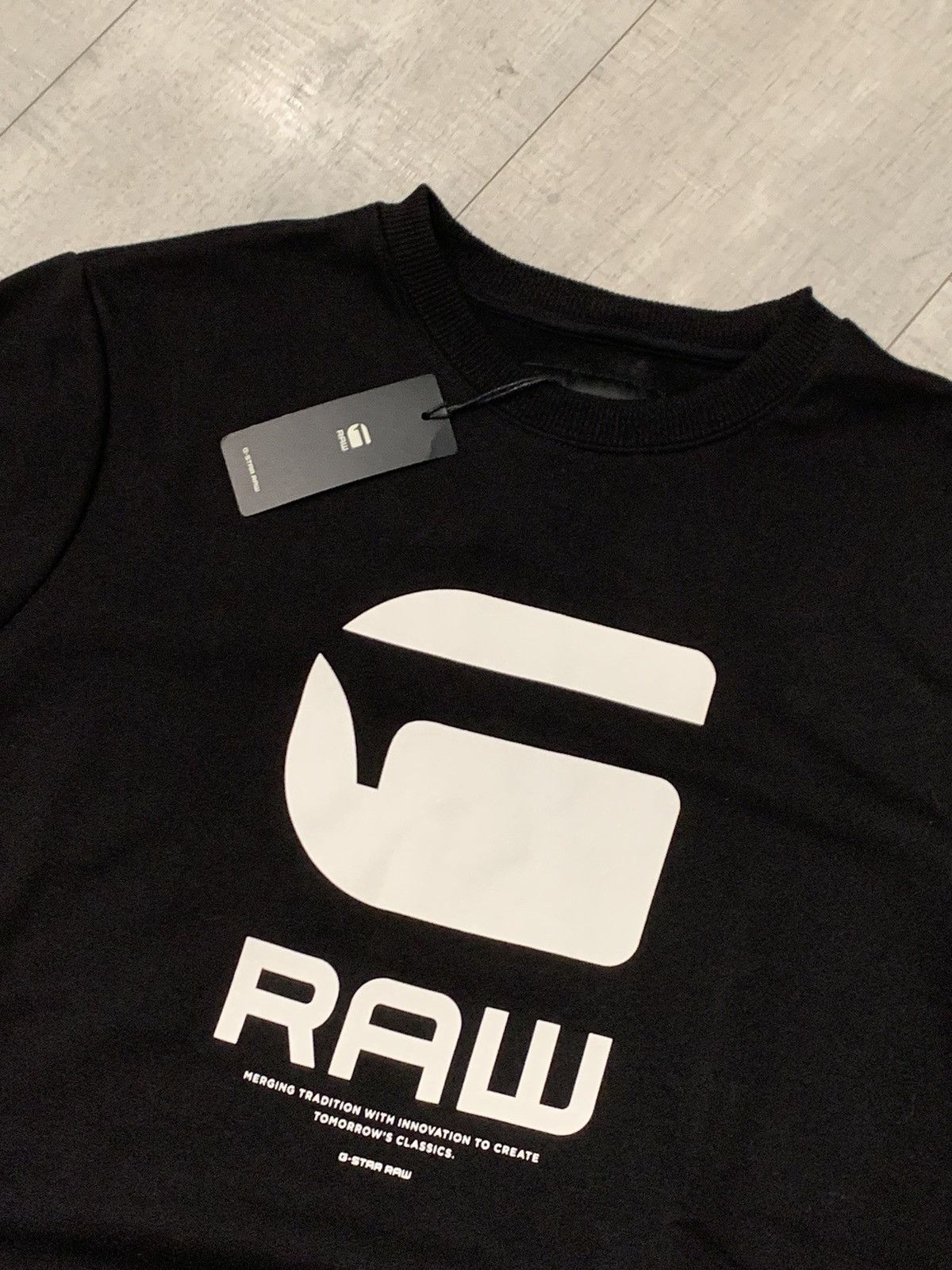 Designer × G-Star *RARE* New G-Star Raw Logo Originals Crewneck Sweatshirt - M Size US M / EU 48-50 / 2 - 2 Thumbnail