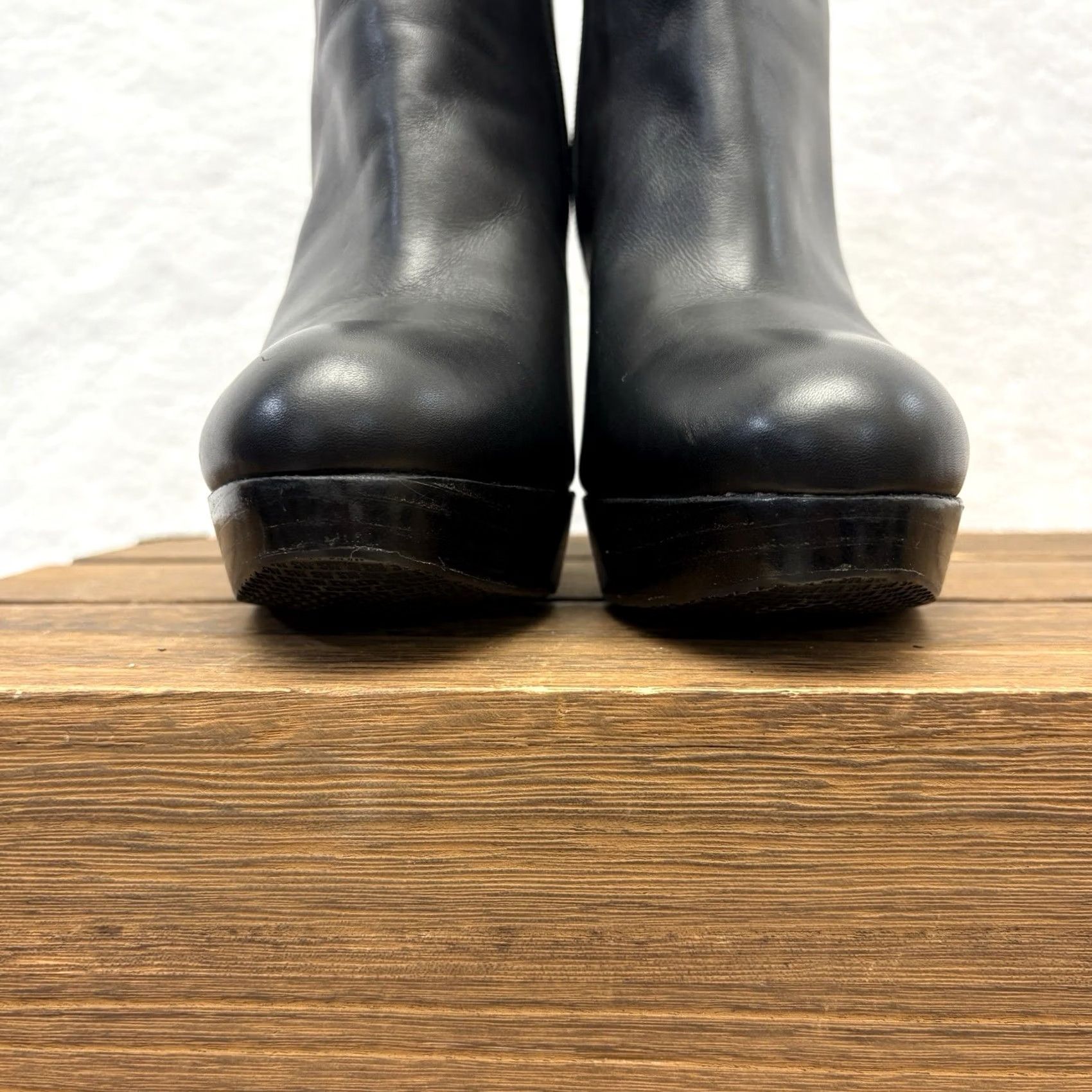 Stuart Weitzman Stuart Weitzman Boots Womens Black Ankle Napa Leather Platform Gran Booties Size US 10 / IT 40 - 6 Thumbnail