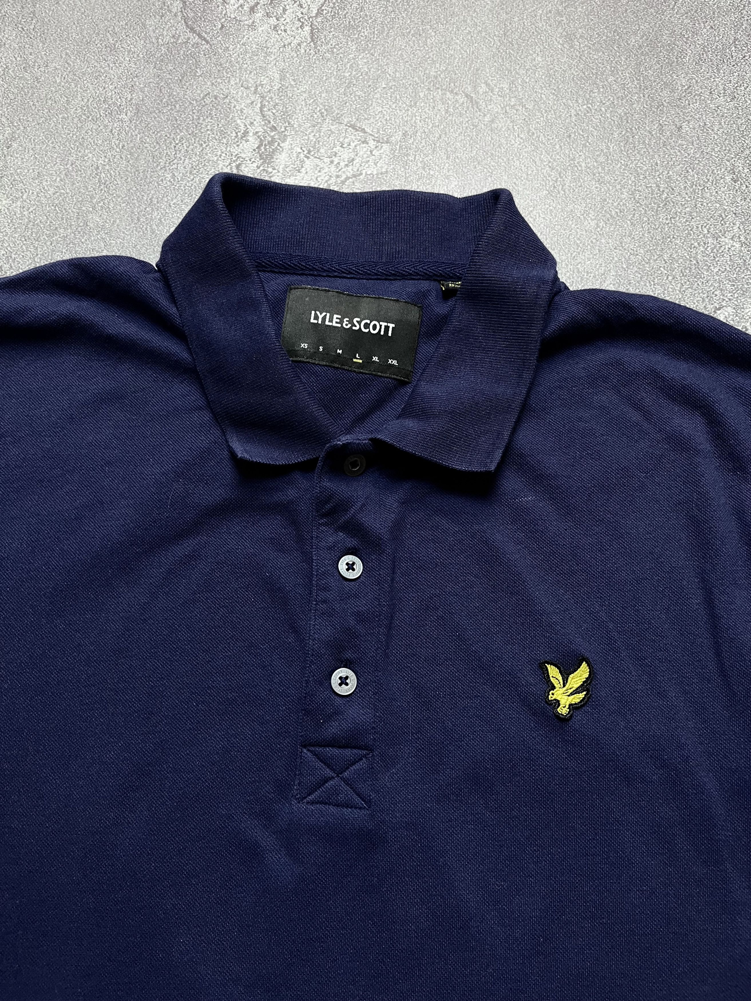 Lyle & Scott Vintage Long Sleeve Lyle Scott Big Logo Casual Striped Size US L / EU 52-54 / 3 - 3 Thumbnail