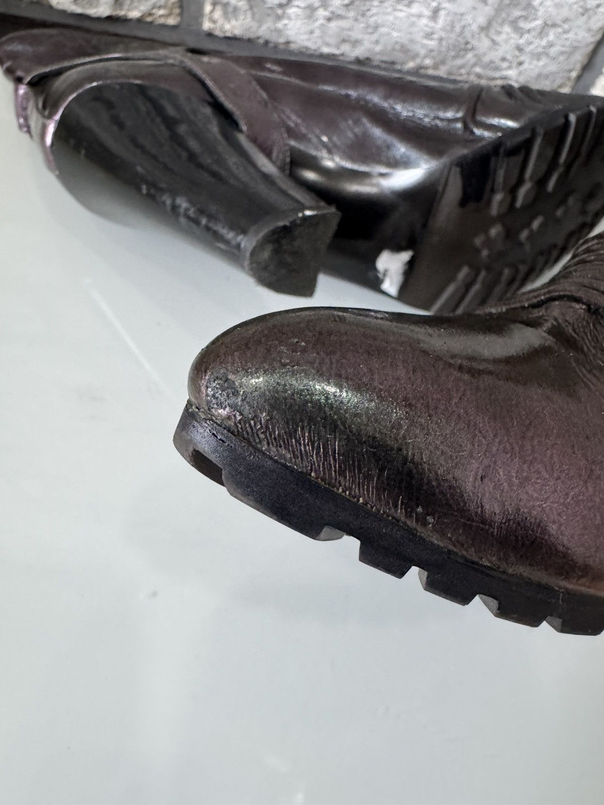 Manolo Blahnik Leather Shoes Chameleon Size 39 Manolo Blahnik Size US 8 / IT 38 - 14 Thumbnail