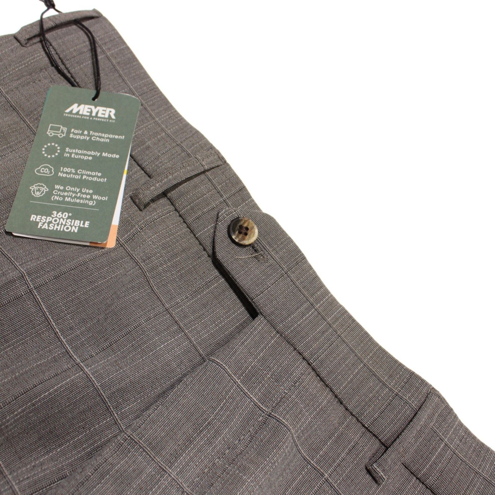 Other Meyer New with tags Dress Pants Size 34 US In Gray Size US 34 / EU 50 - 1 Thumbnail