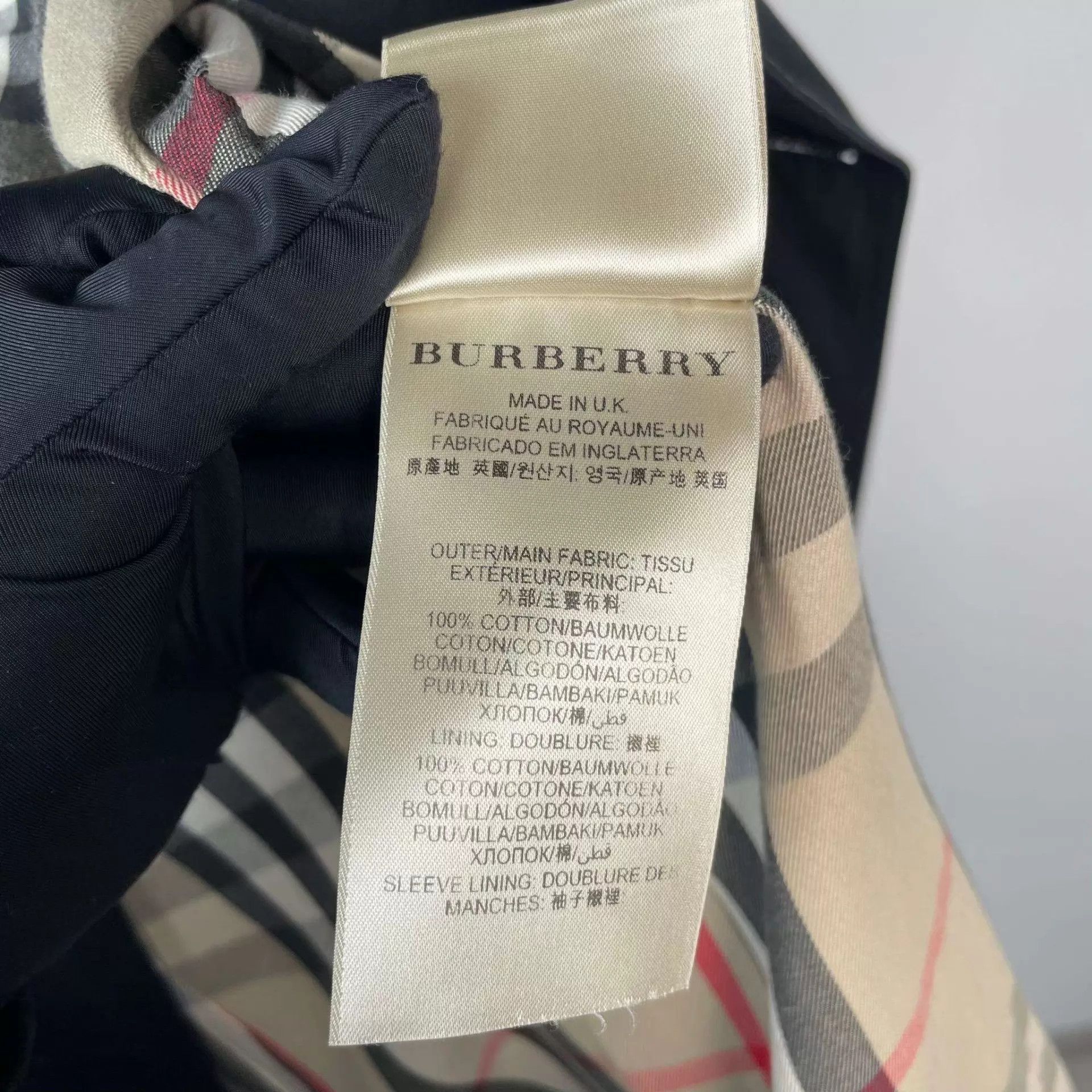 Burberry Burberry cotton trench coat 38 black Size XS / US 0-2 / IT 36-38 - 9 Thumbnail