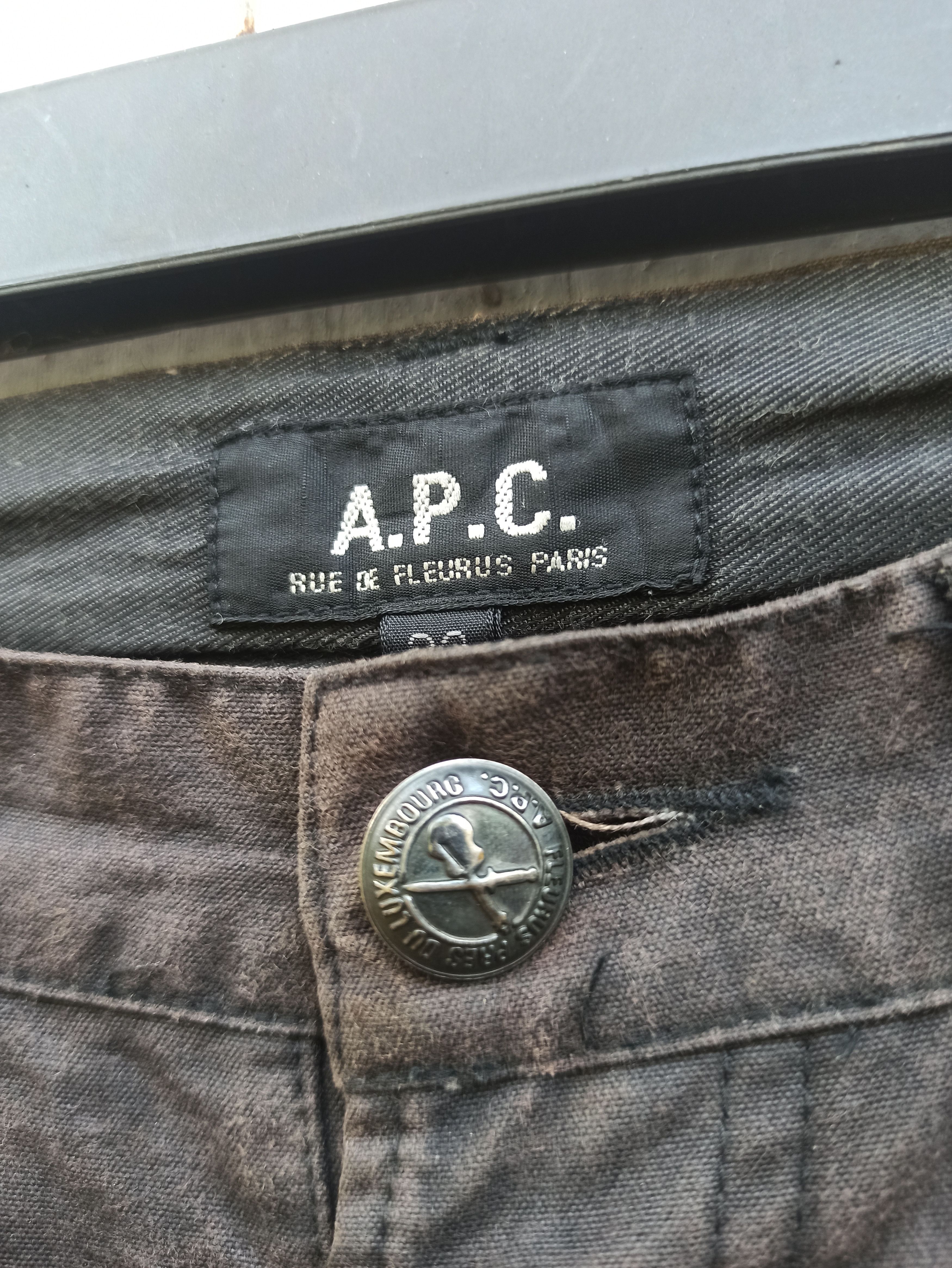 A.P.C. Vintage A.P.C Rue De Fleurus Super Black Sun Faded Jean Size US 32 / EU 48 - 4 Thumbnail