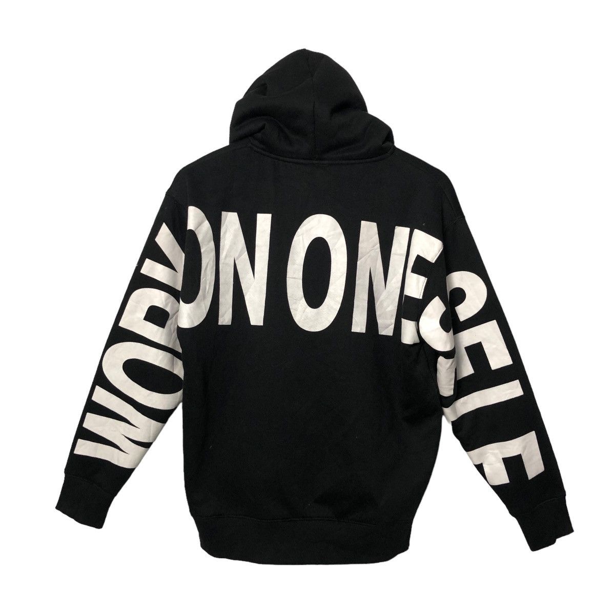 Japanese Brand × Vintage Vintage Repezeen Spell Out Big Logo Zipped Hoodie Jacket Size US M / EU 48-50 / 2 - 1 Thumbnail