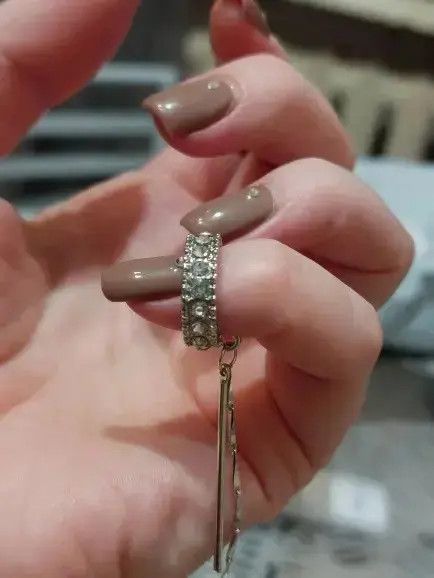 Jewelry Crystal Tassel Earring （1pairs） Size ONE SIZE - 4 Thumbnail