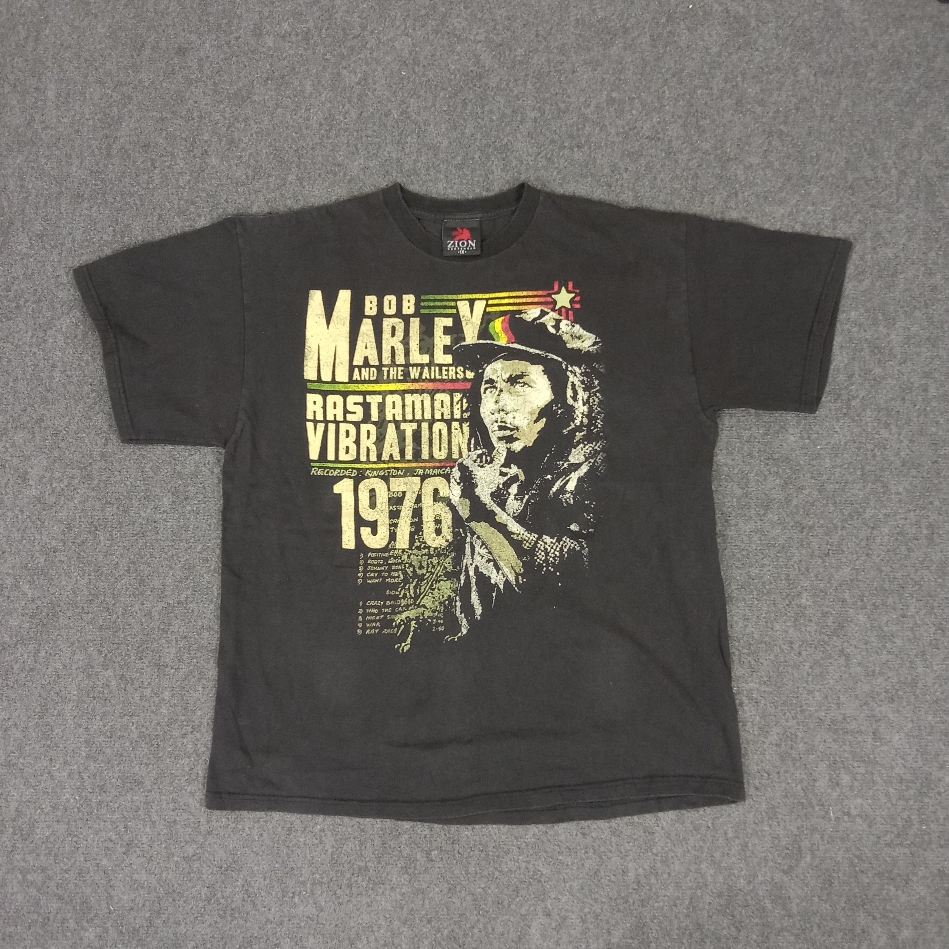 Bob Marley × Vintage Bob Marley Singer Songwriter Reggae Tshirt Size US XL / EU 56 / 4 - 1 Thumbnail