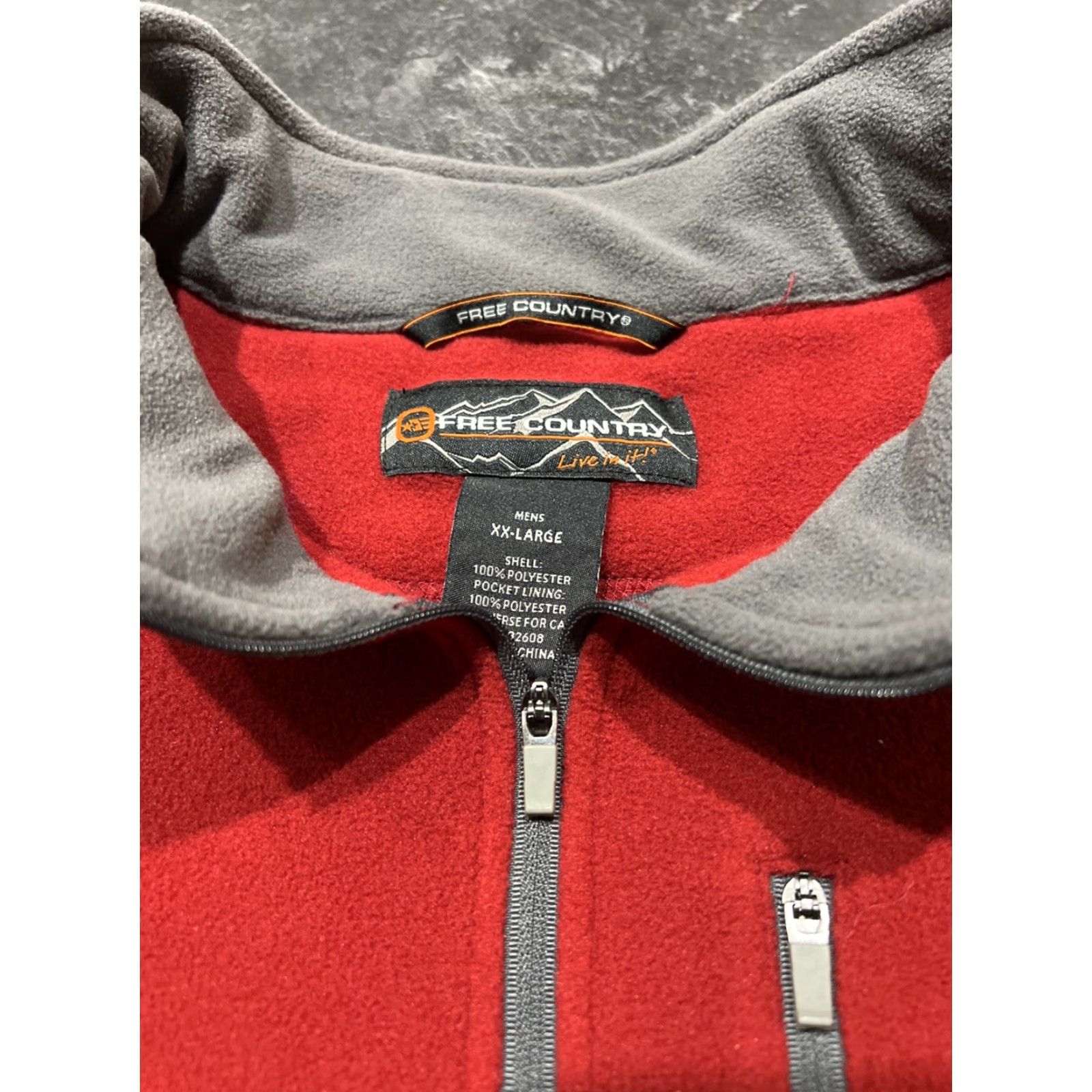 Free Country Free Country Pullover Shirt Men 2XL Red Fleece 1/4 Zip High Collar Vintage No Size US XXL / EU 58 / 5 - 4 Thumbnail